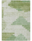 Addison Rugs Raeel Green Washable Indoor-Outdoor Rug