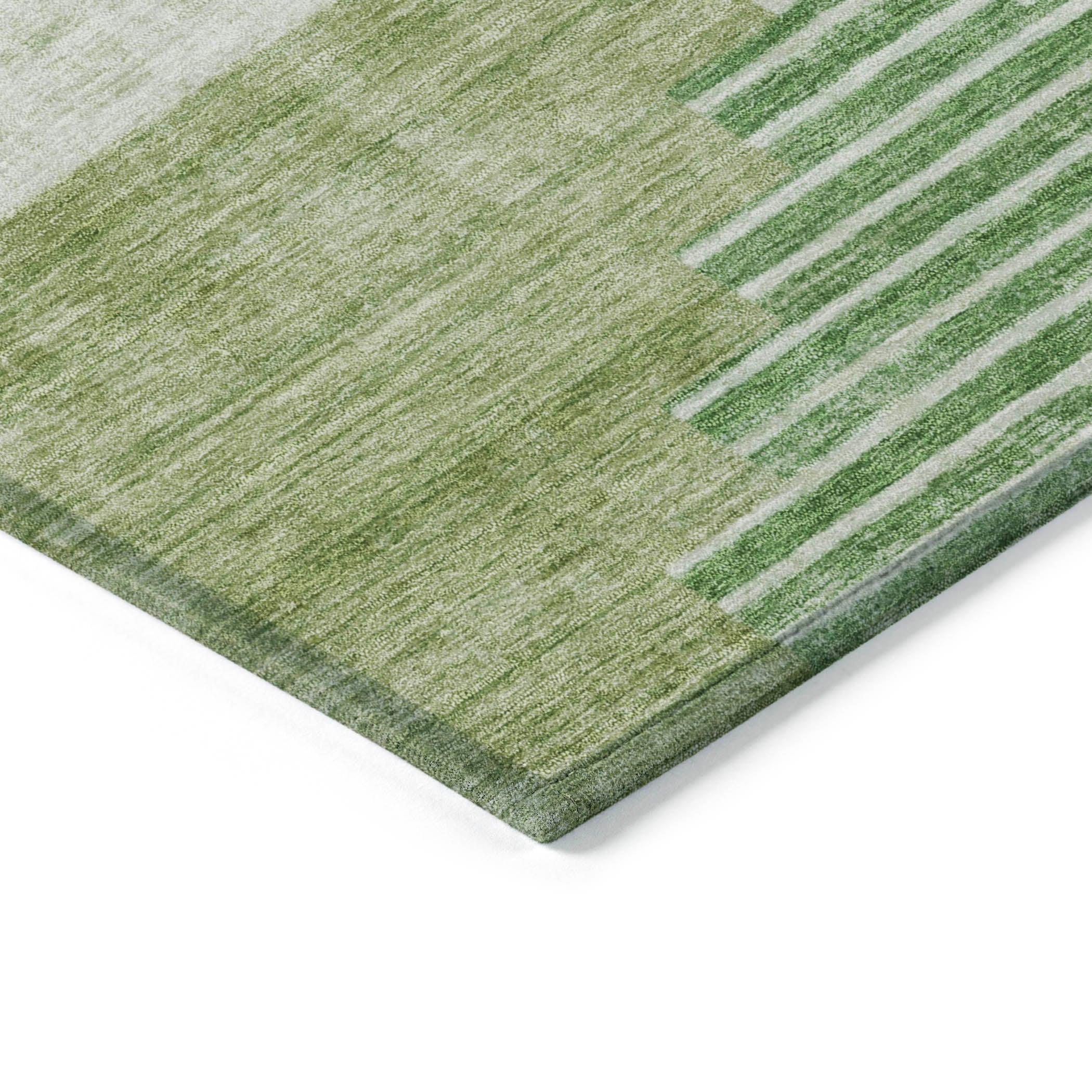 Addison Rugs Raeel Green Washable Indoor-Outdoor Rug