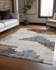 Addison Rugs Raeel Orange Washable Indoor-Outdoor Rug