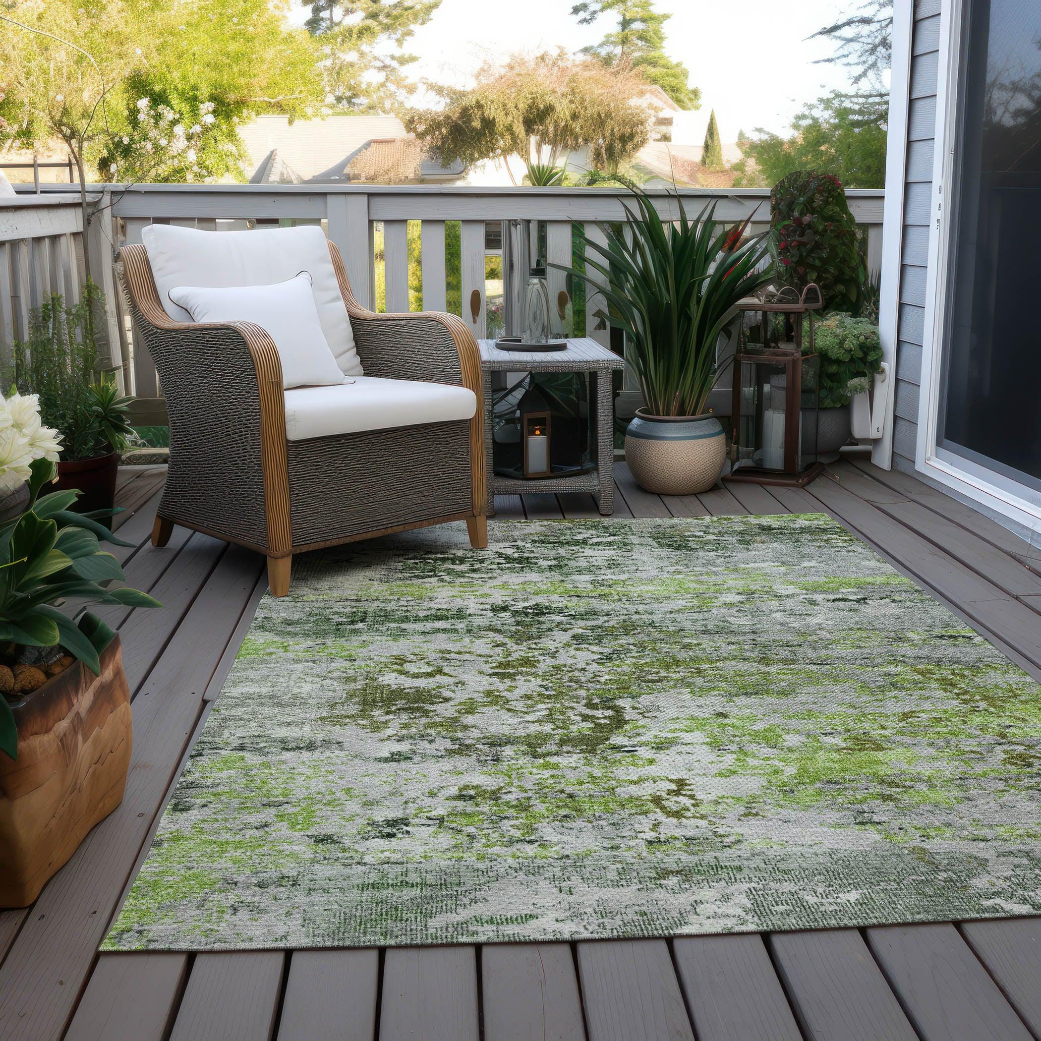 Addison Rugs Raeira Aloe Washable Indoor-Outdoor Rug