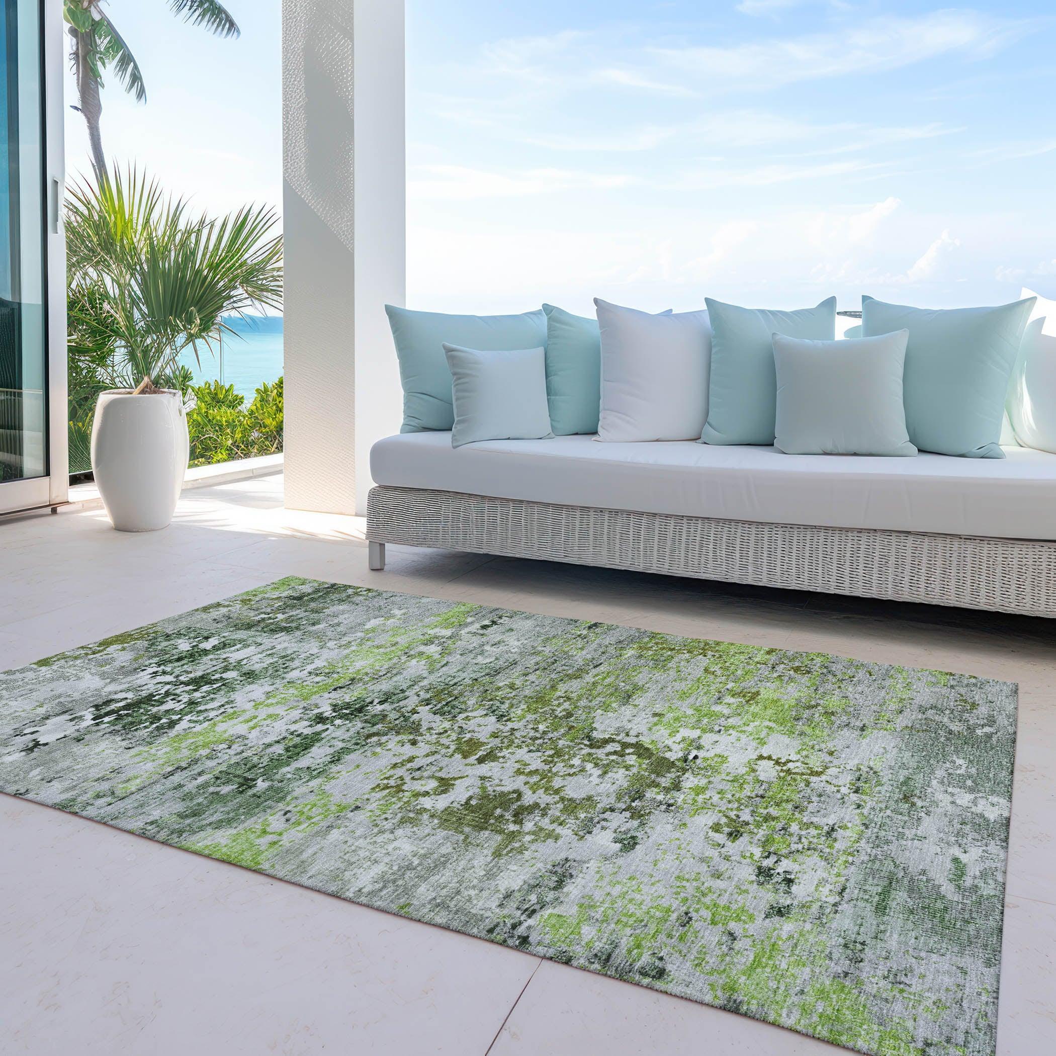 Addison Rugs Raeira Aloe Washable Indoor-Outdoor Rug