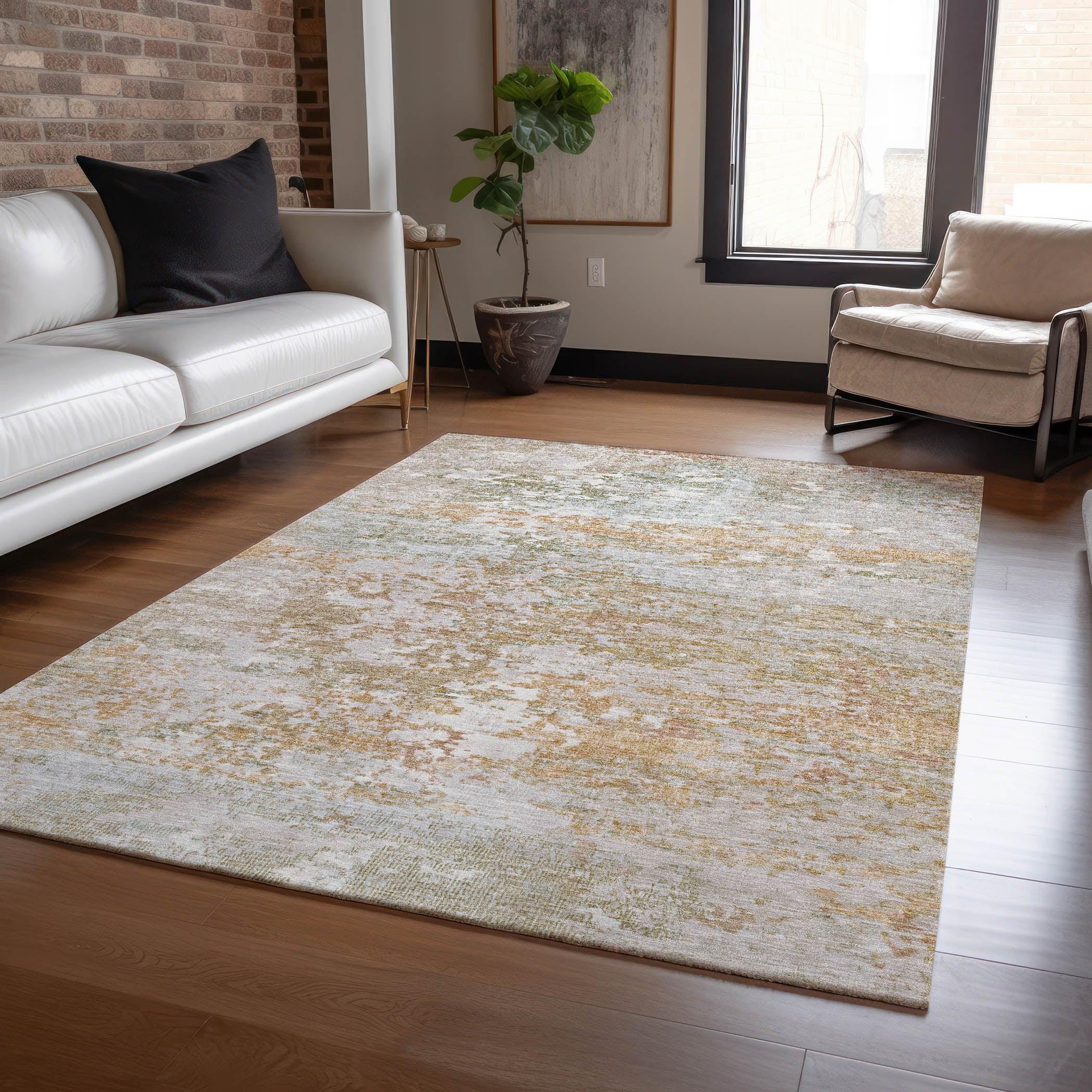 Addison Rugs Raeira Coral Washable Indoor-Outdoor Rug