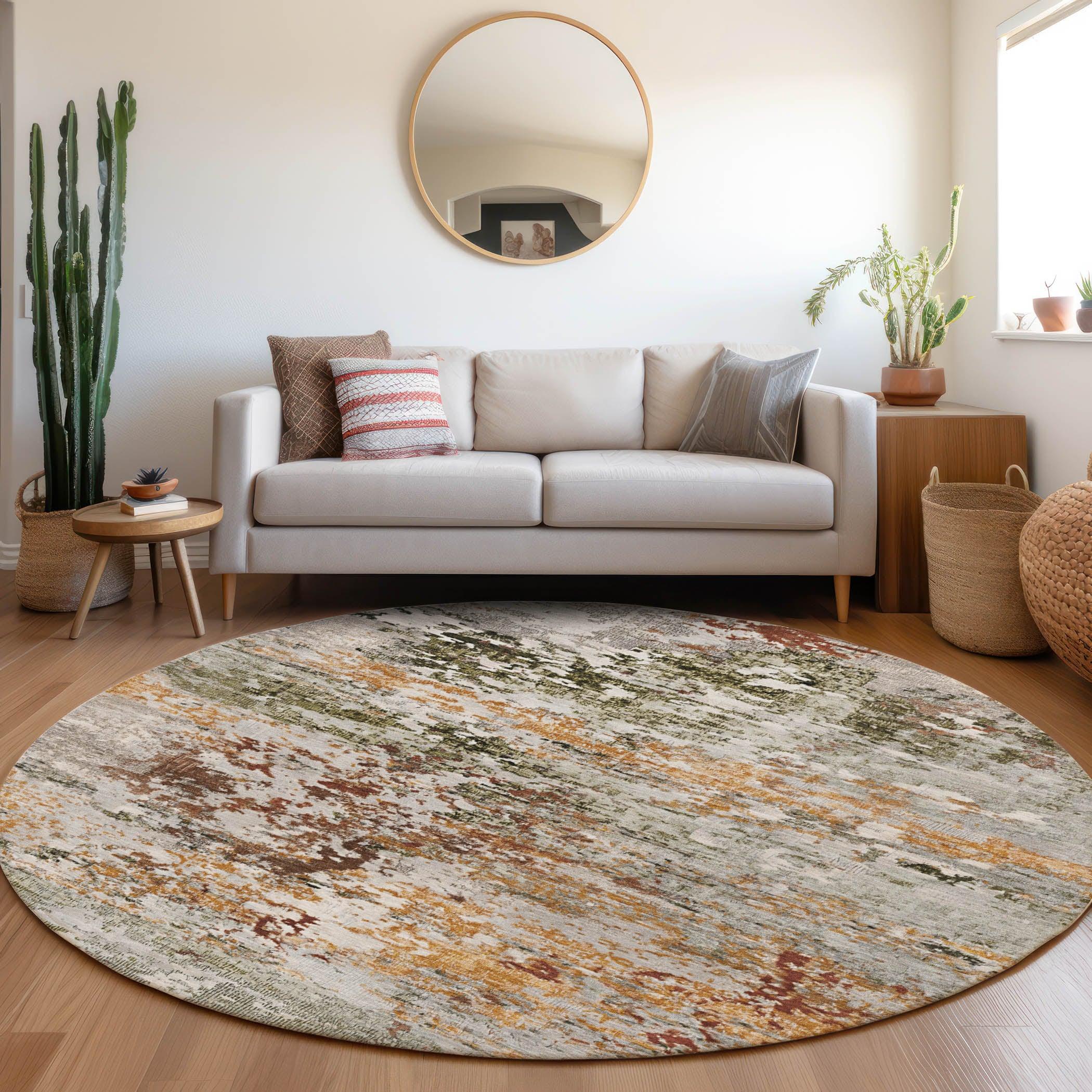 Addison Rugs Raeira Terracotta Washable Indoor-Outdoor Rug