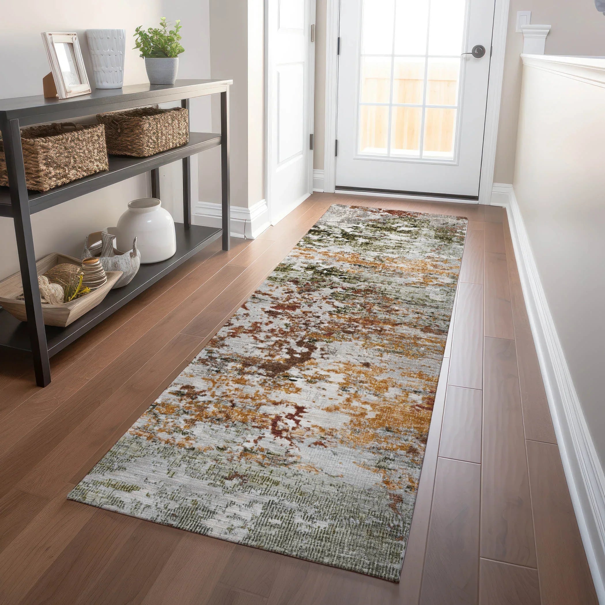 Addison Rugs Raeira Terracotta Washable Indoor-Outdoor Rug