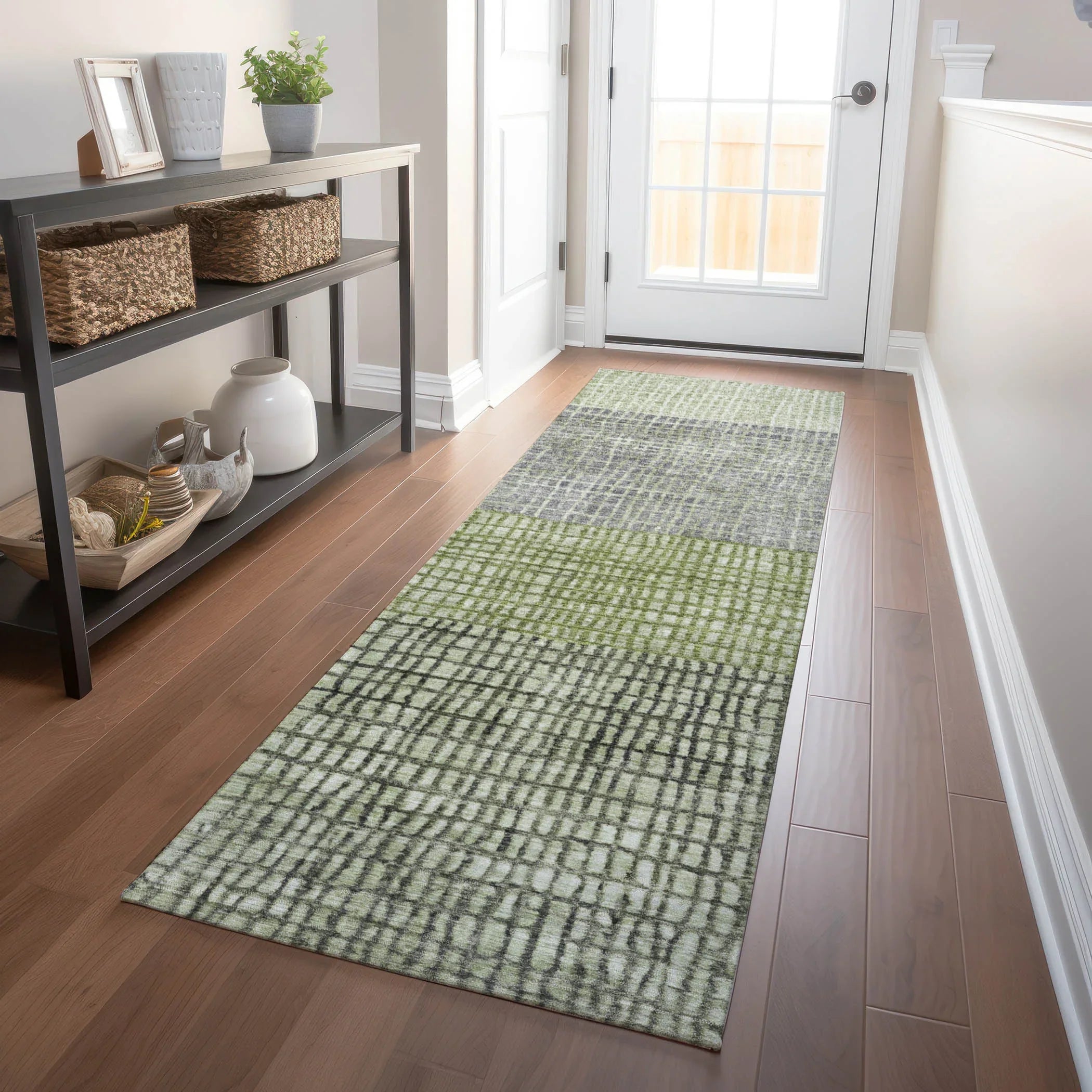 Addison Rugs Raeon Aloe Washable Indoor-Outdoor Rug