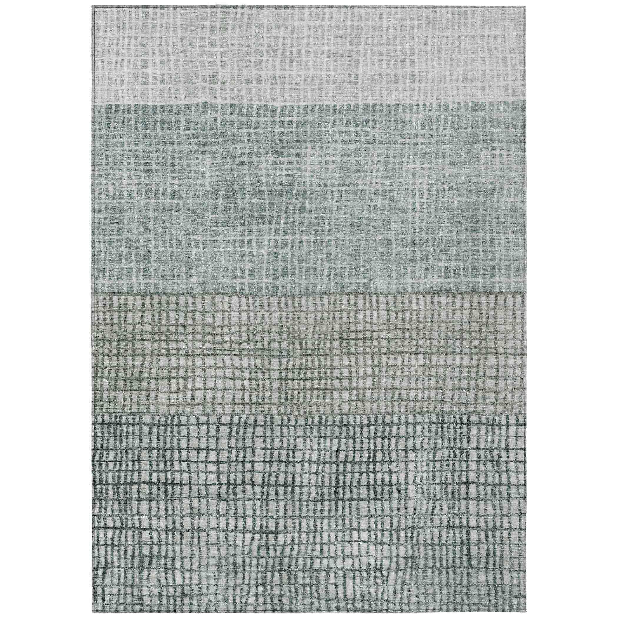 Addison Rugs Raeon Aqua Washable Indoor-Outdoor Rug