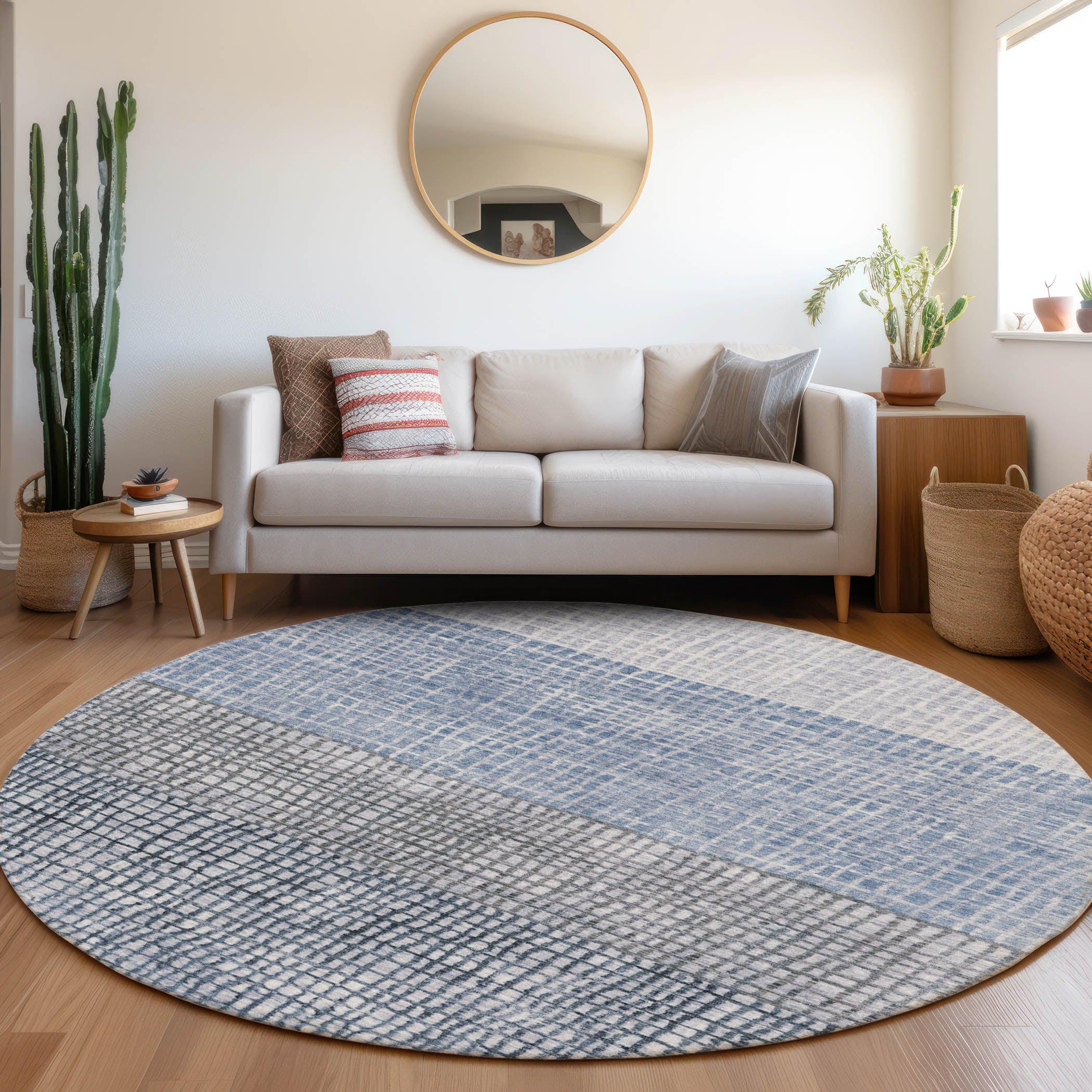 Addison Rugs Raeon Blue Washable Indoor-Outdoor Rug