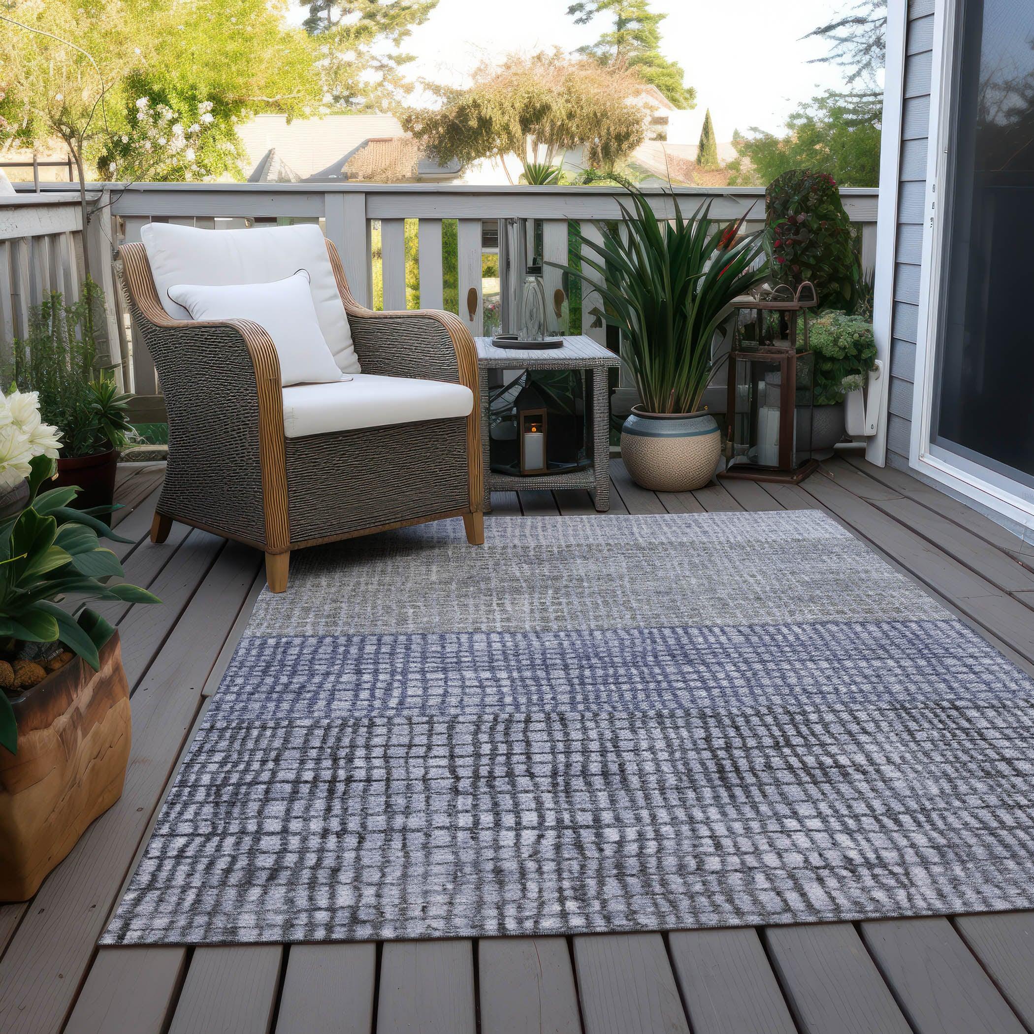 Addison Rugs Raeon Denim Washable Indoor-Outdoor Rug