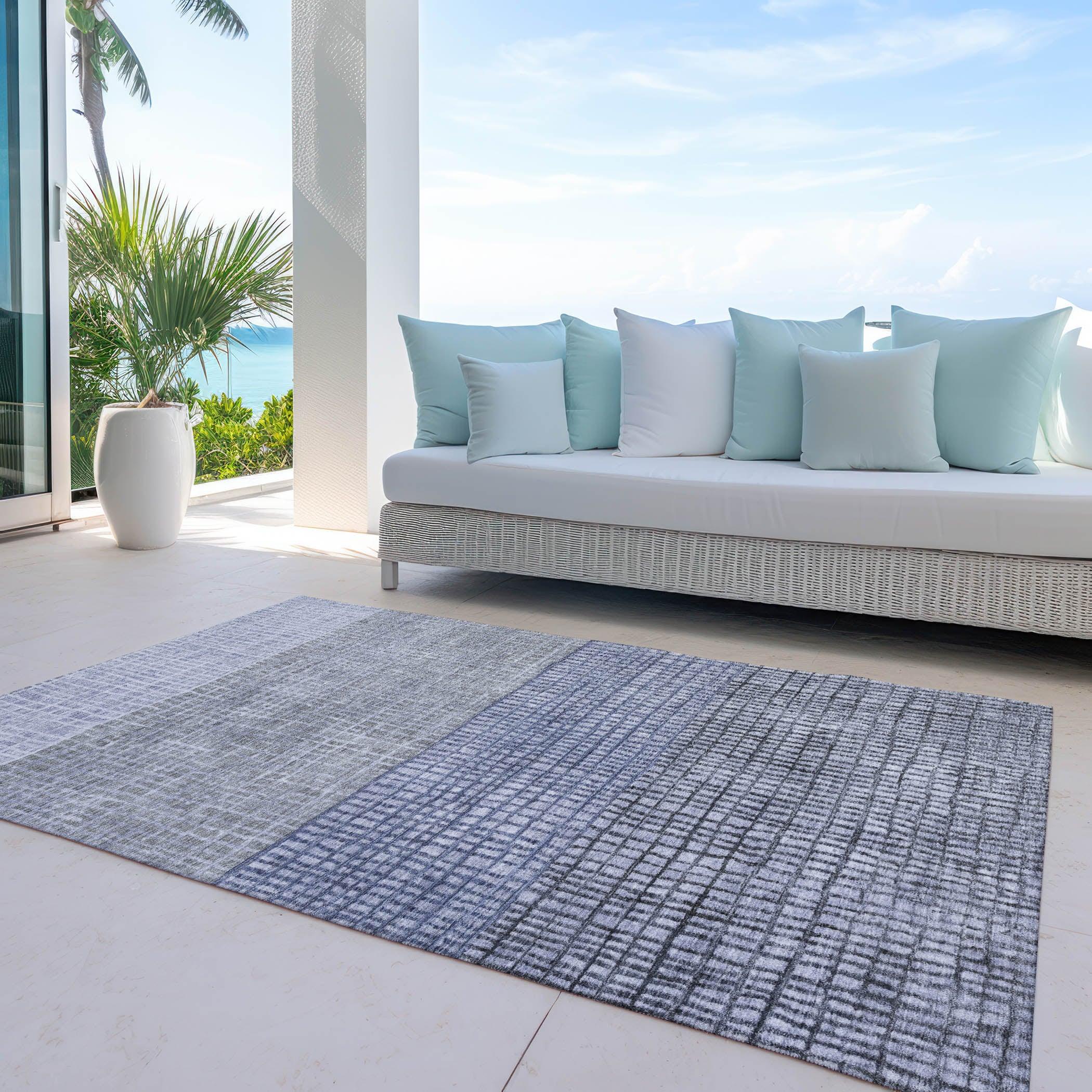 Addison Rugs Raeon Denim Washable Indoor-Outdoor Rug