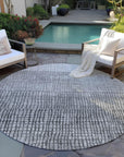 Addison Rugs Raeon Gray Washable Indoor-Outdoor Rug