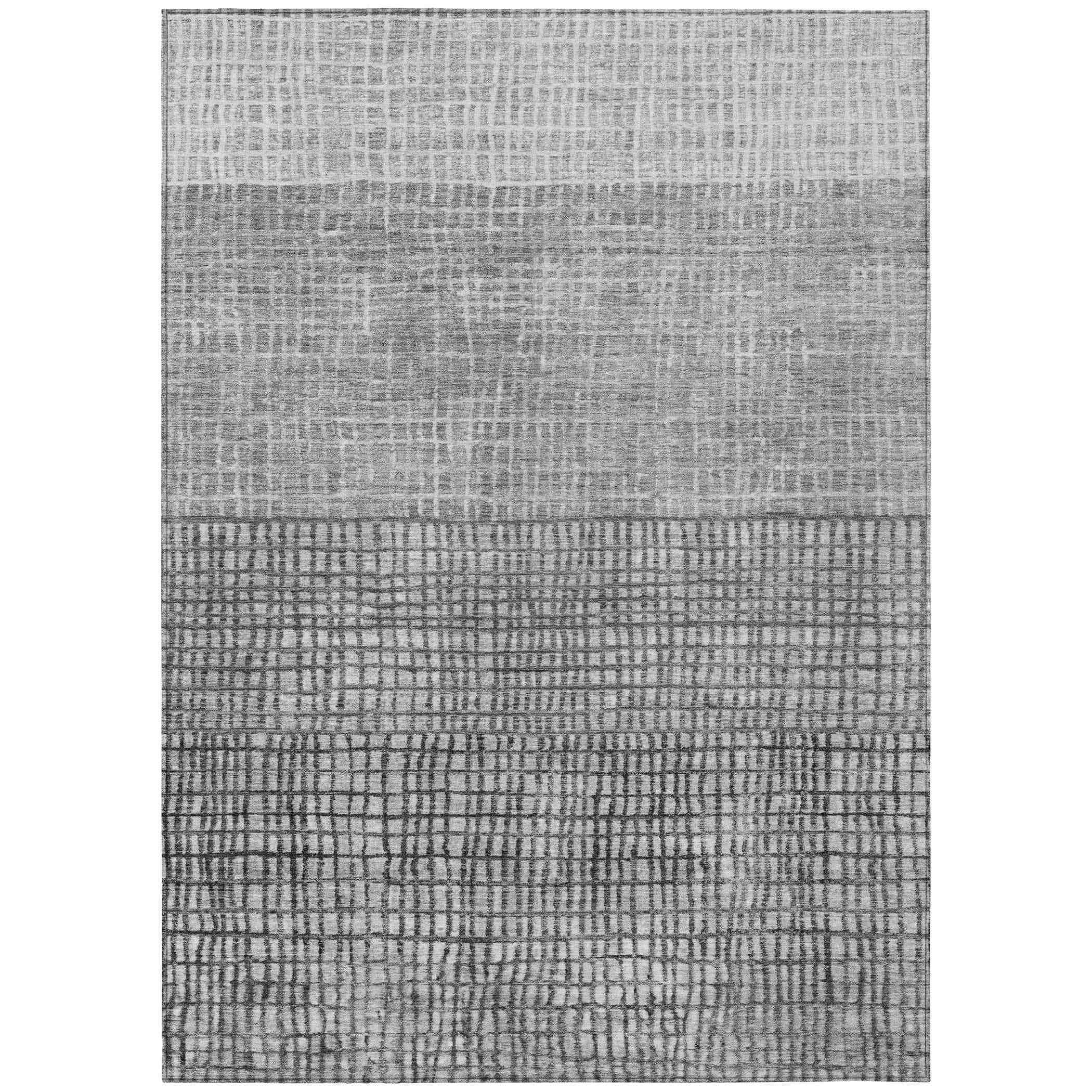 Addison Rugs Raeon Gray Washable Indoor-Outdoor Rug