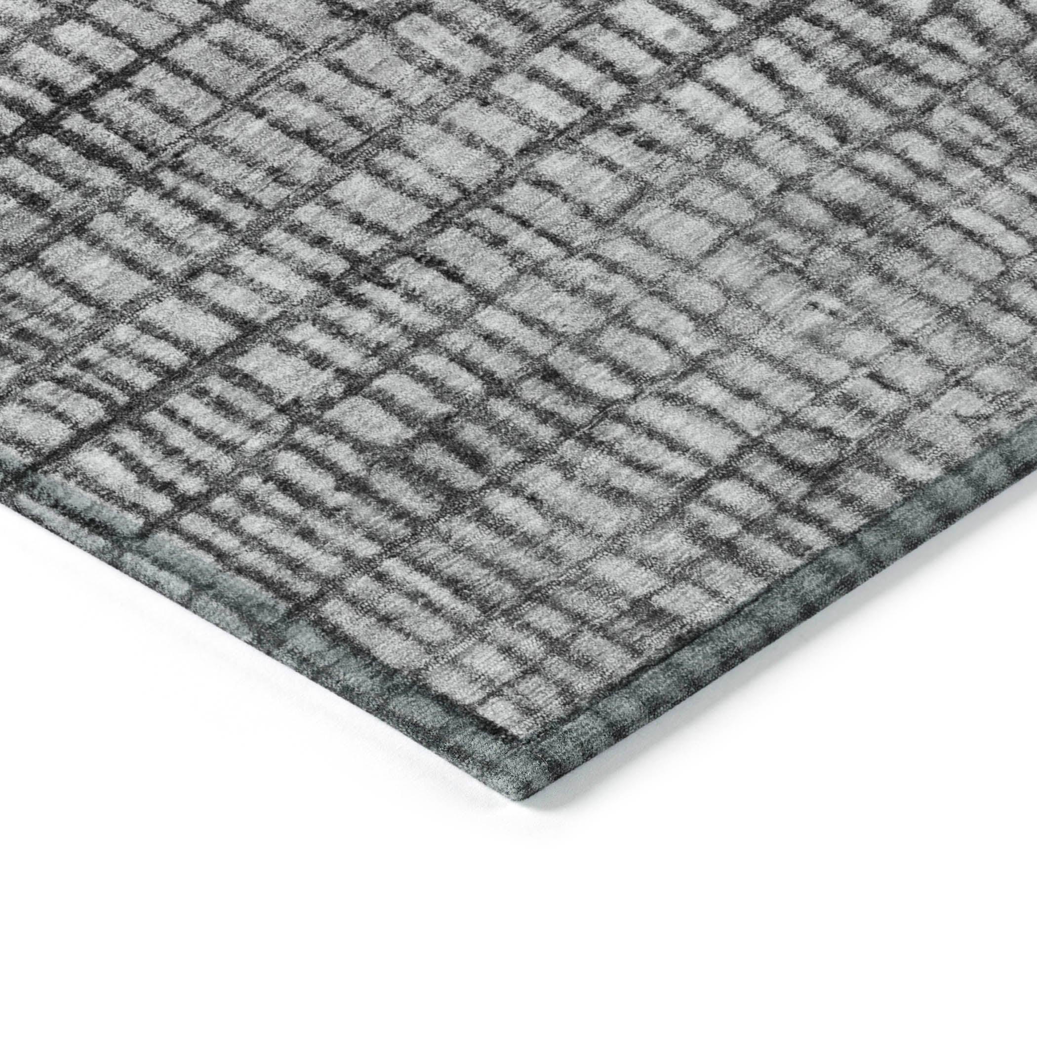 Addison Rugs Raeon Gray Washable Indoor-Outdoor Rug