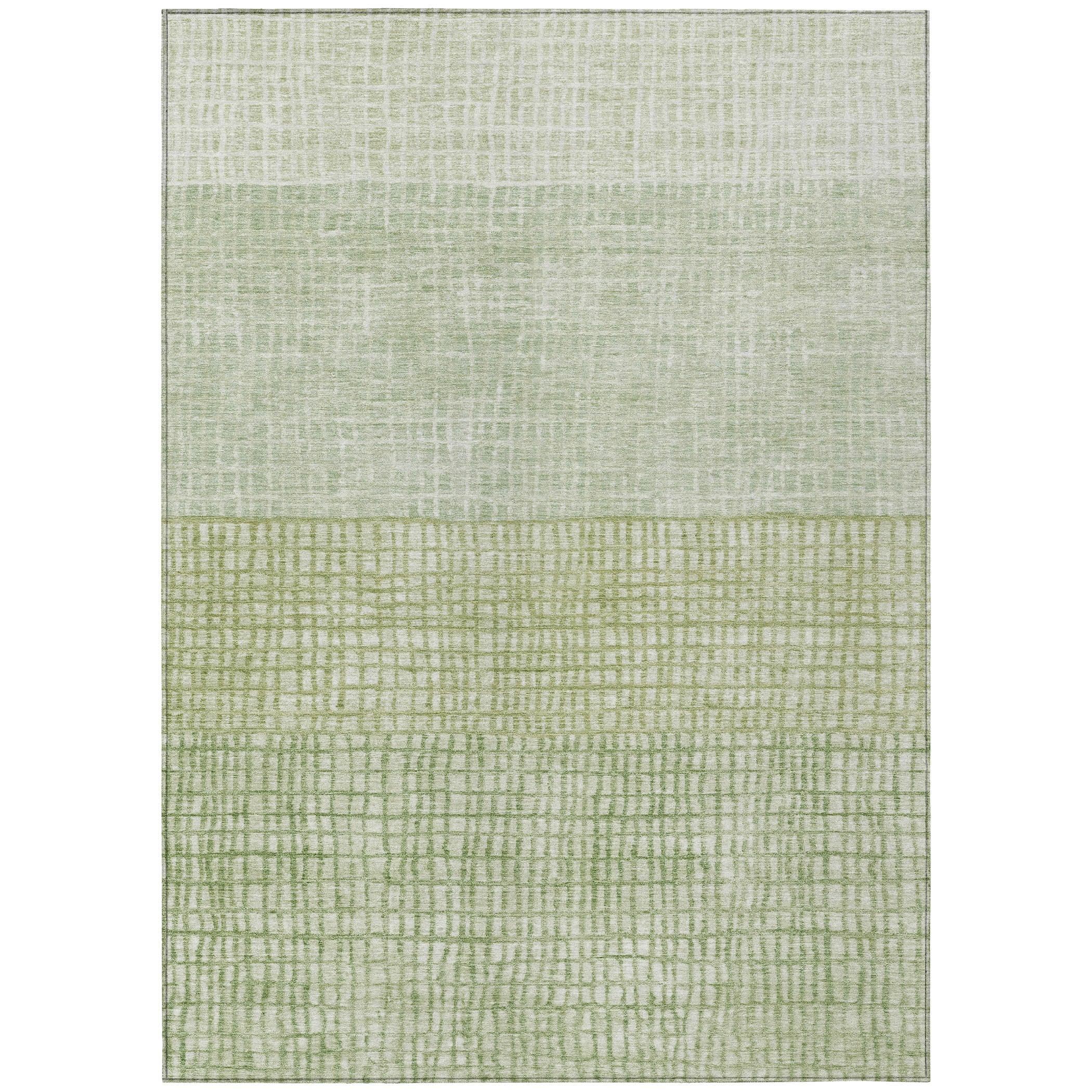 Addison Rugs Raeon Green Washable Indoor-Outdoor Rug