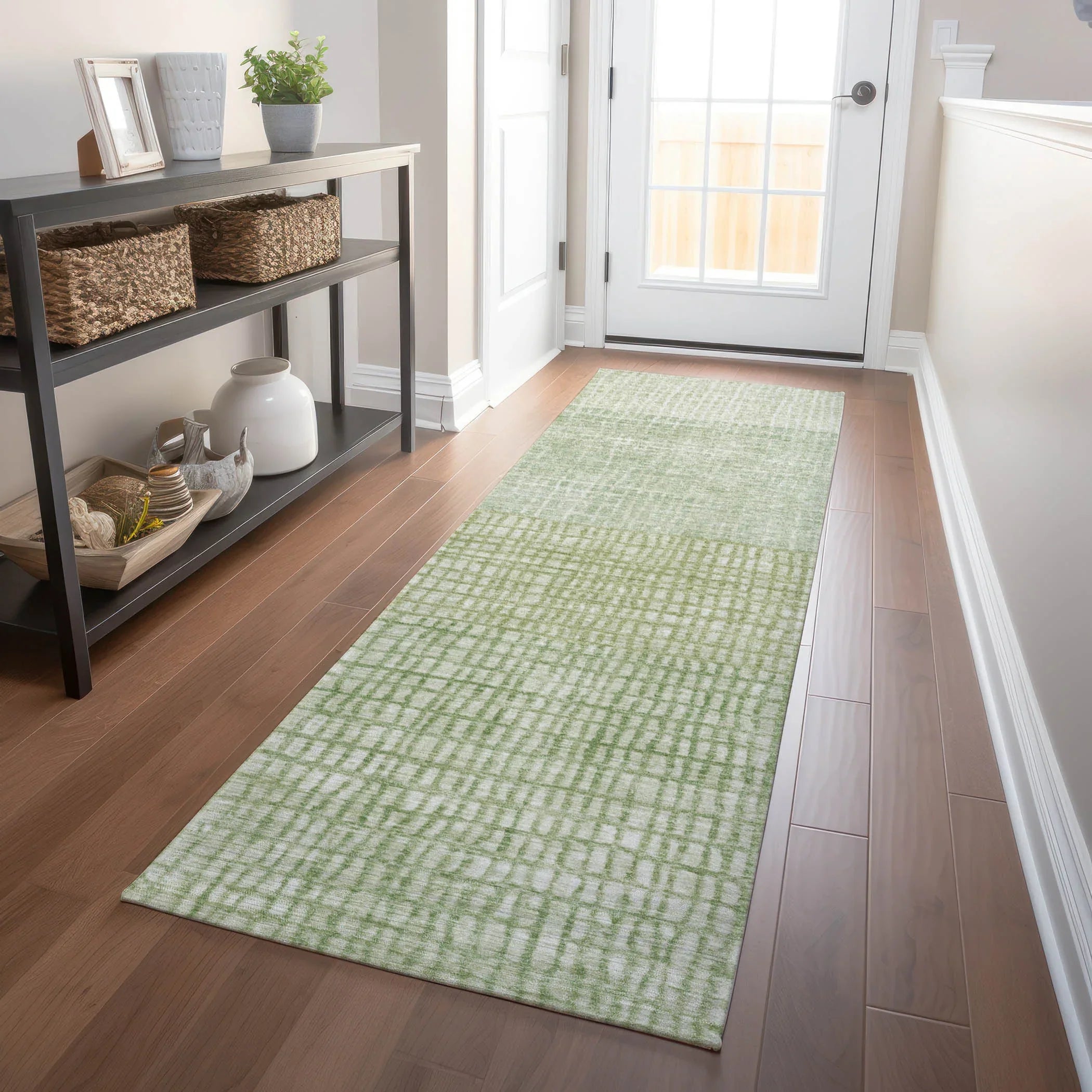 Addison Rugs Raeon Green Washable Indoor-Outdoor Rug