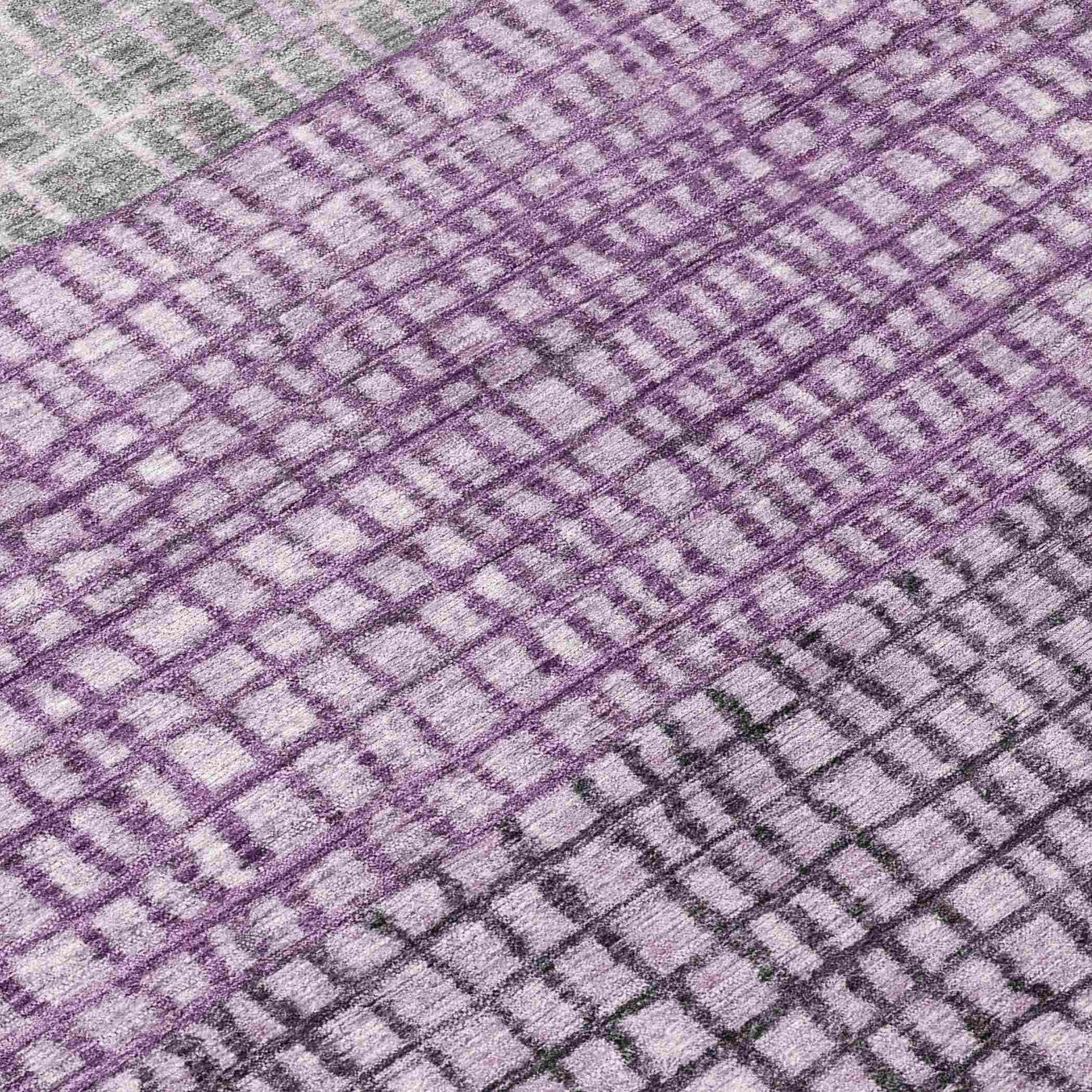 Addison Rugs Raeon Plum Washable Indoor-Outdoor Rug