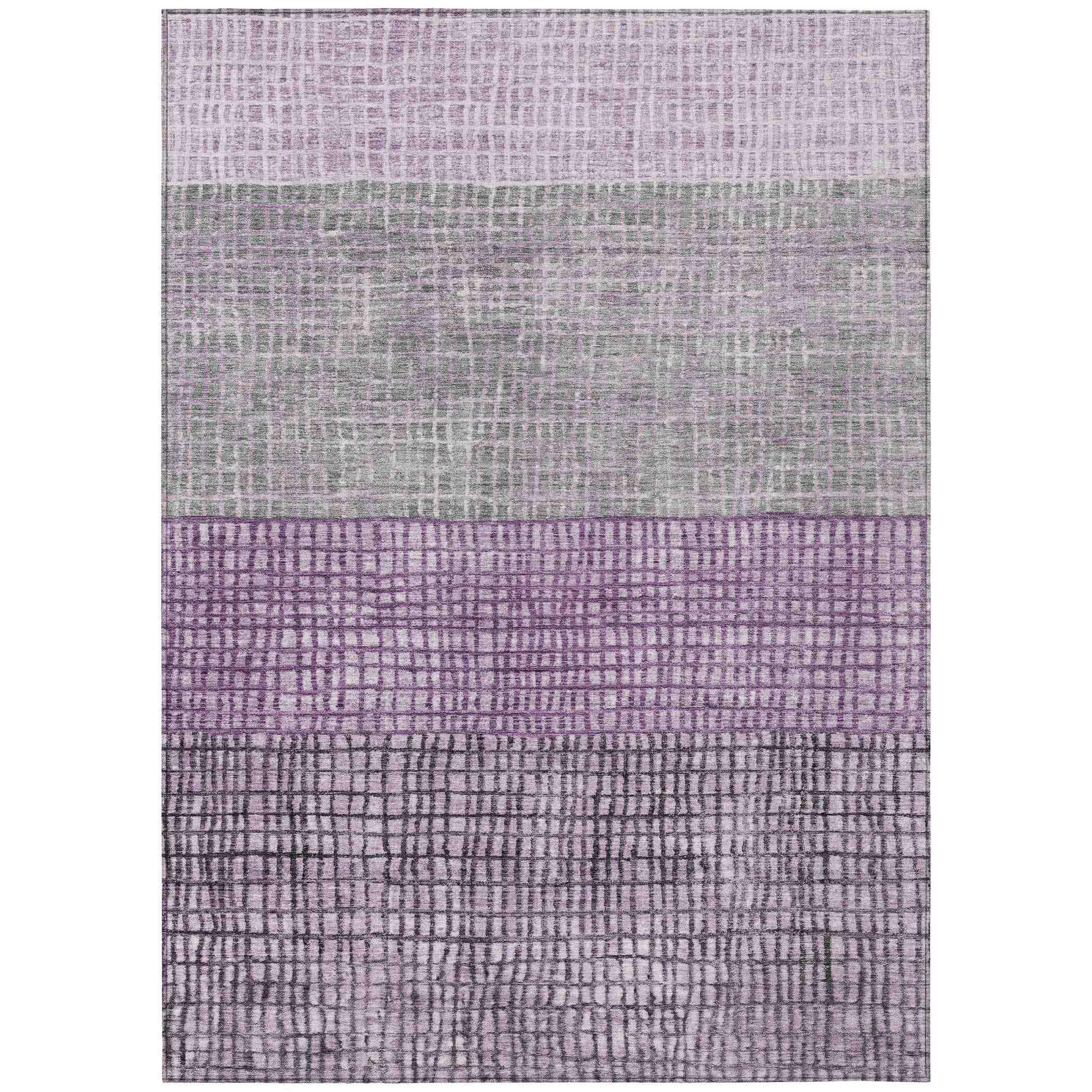 Addison Rugs Raeon Plum Washable Indoor-Outdoor Rug