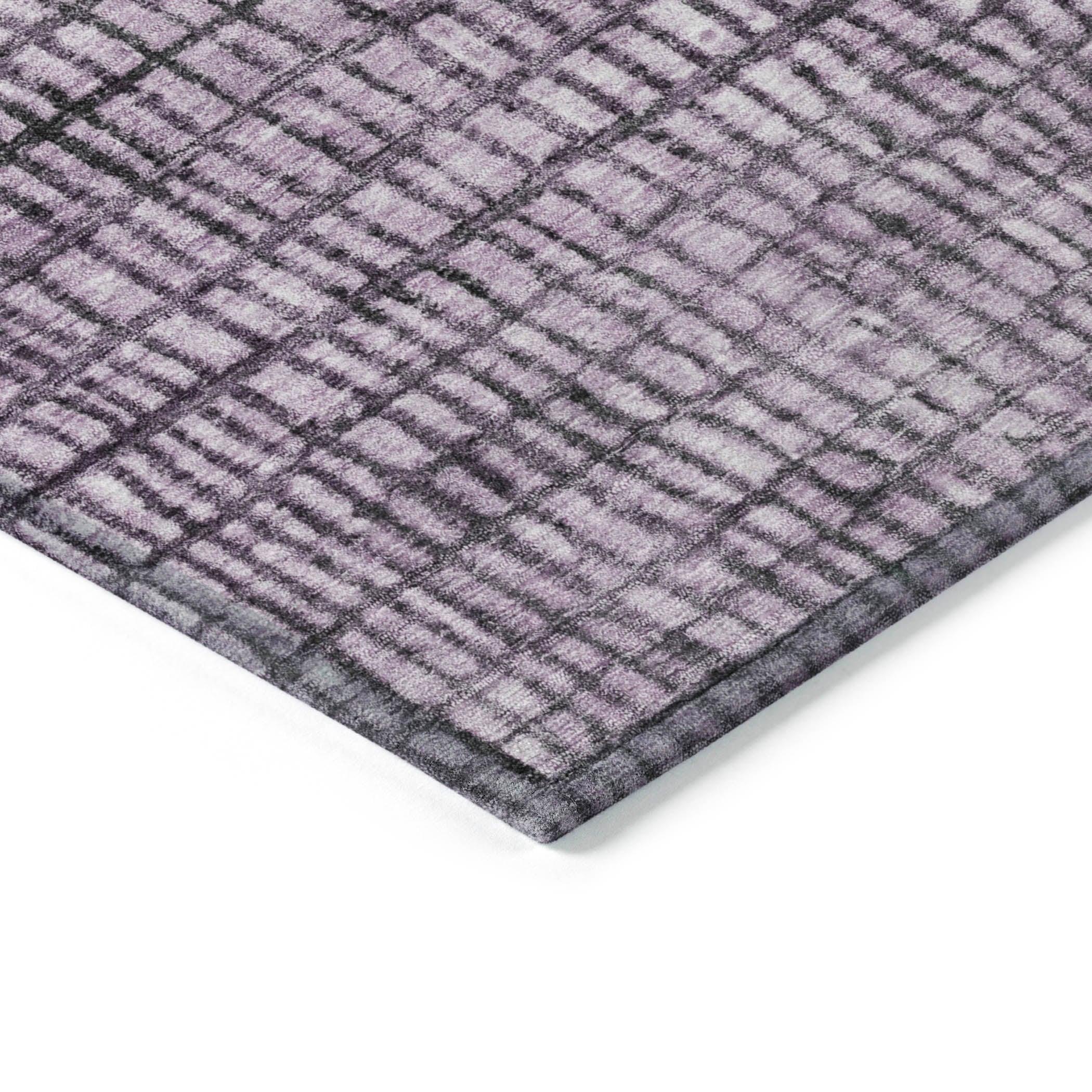 Addison Rugs Raeon Plum Washable Indoor-Outdoor Rug
