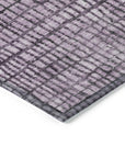Addison Rugs Raeon Plum Washable Indoor-Outdoor Rug