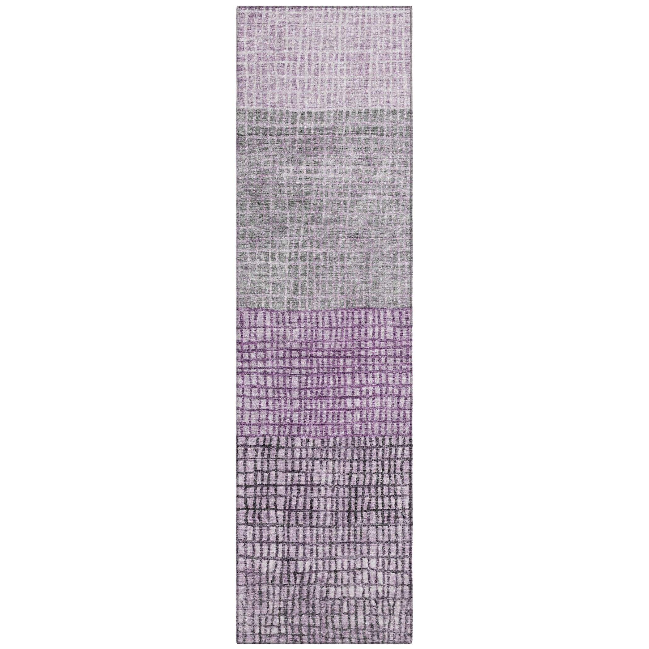 Addison Rugs Raeon Plum Washable Indoor-Outdoor Rug