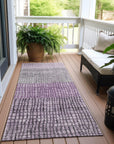 Addison Rugs Raeon Plum Washable Indoor-Outdoor Rug