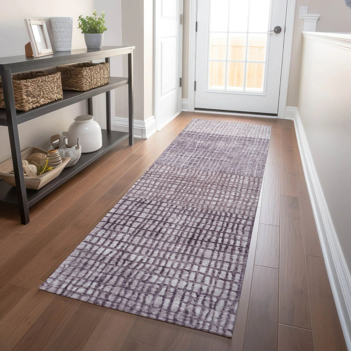 Addison Rugs Raeon Purple Washable Indoor-Outdoor Rug