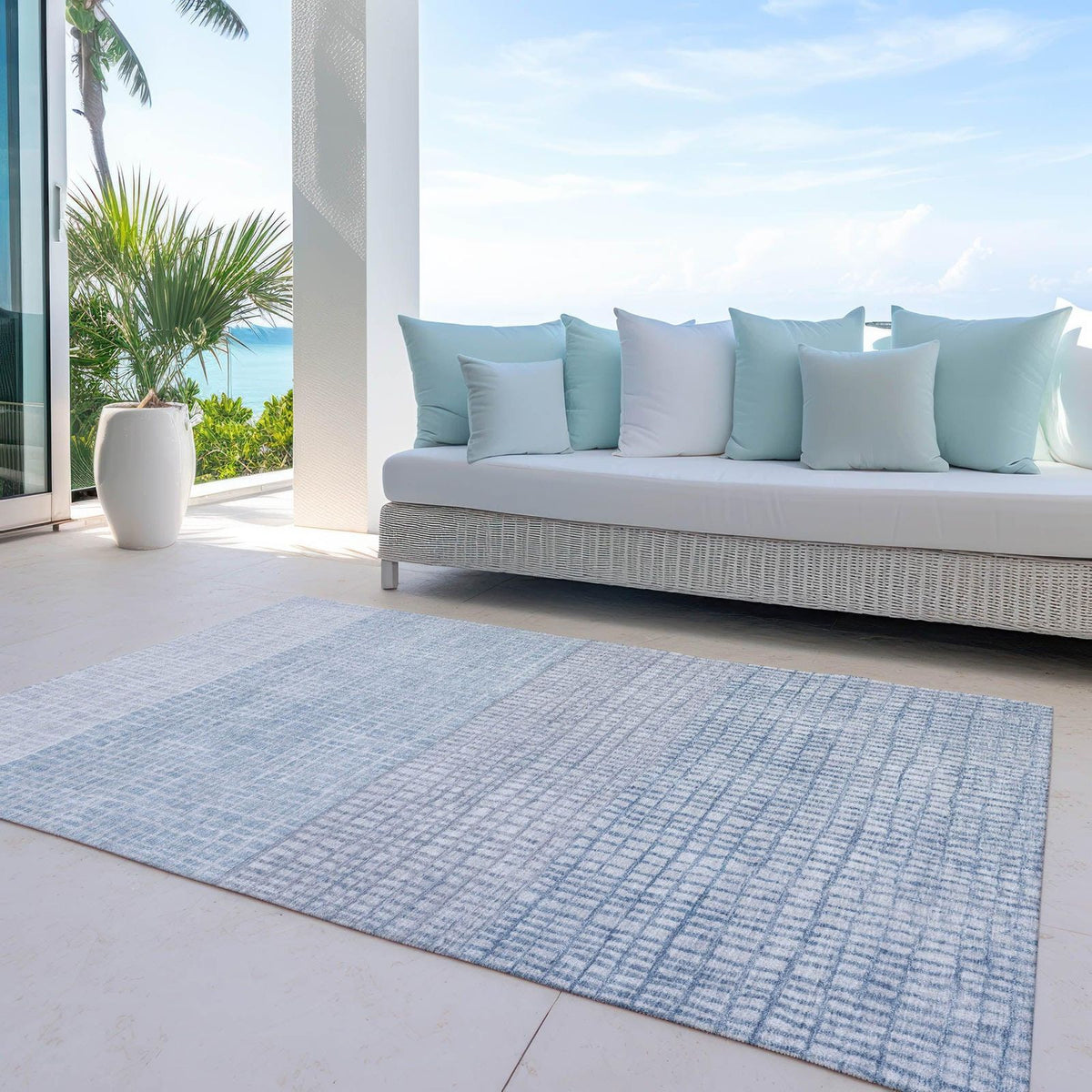 Addison Rugs Raeon Sky Washable Indoor-Outdoor Rug