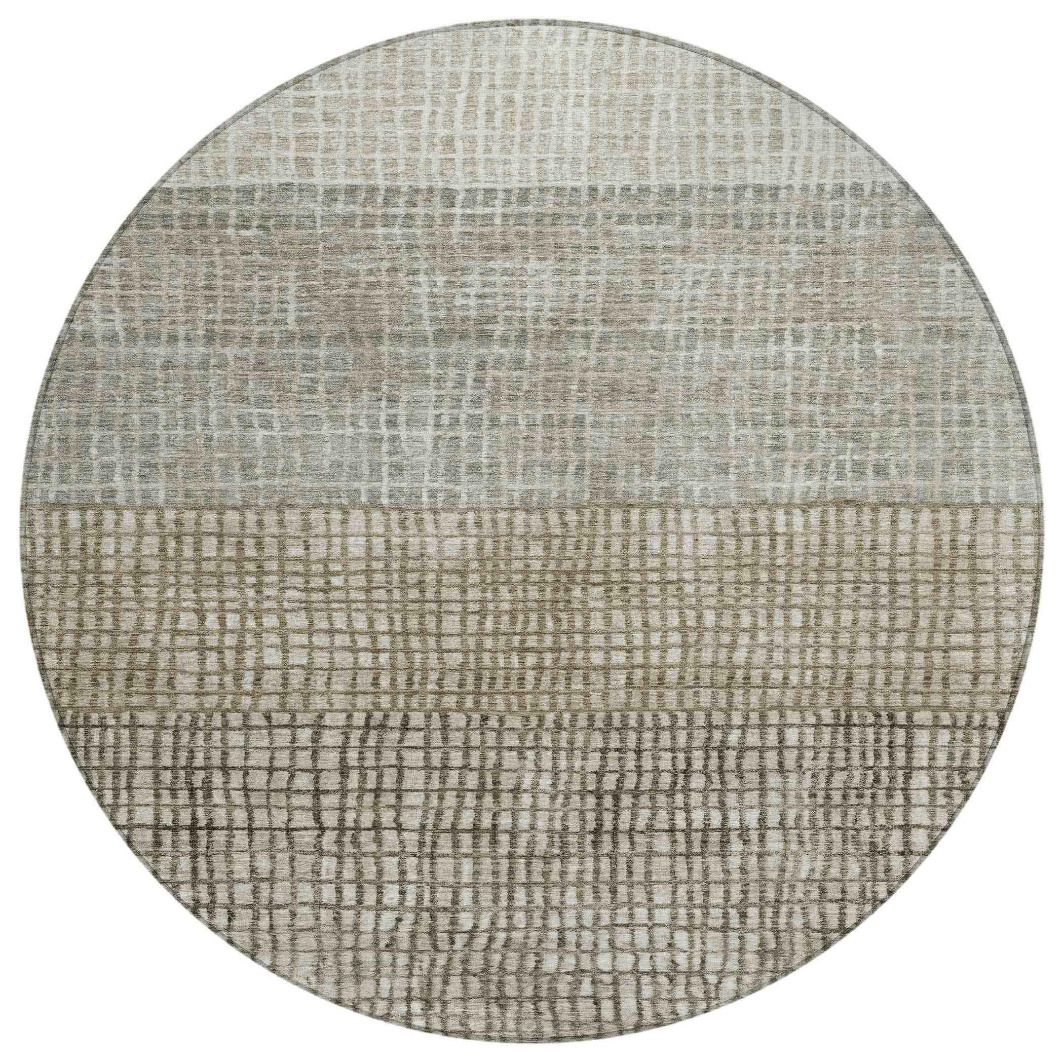 Addison Rugs Raeon Taupe Washable Indoor-Outdoor Rug