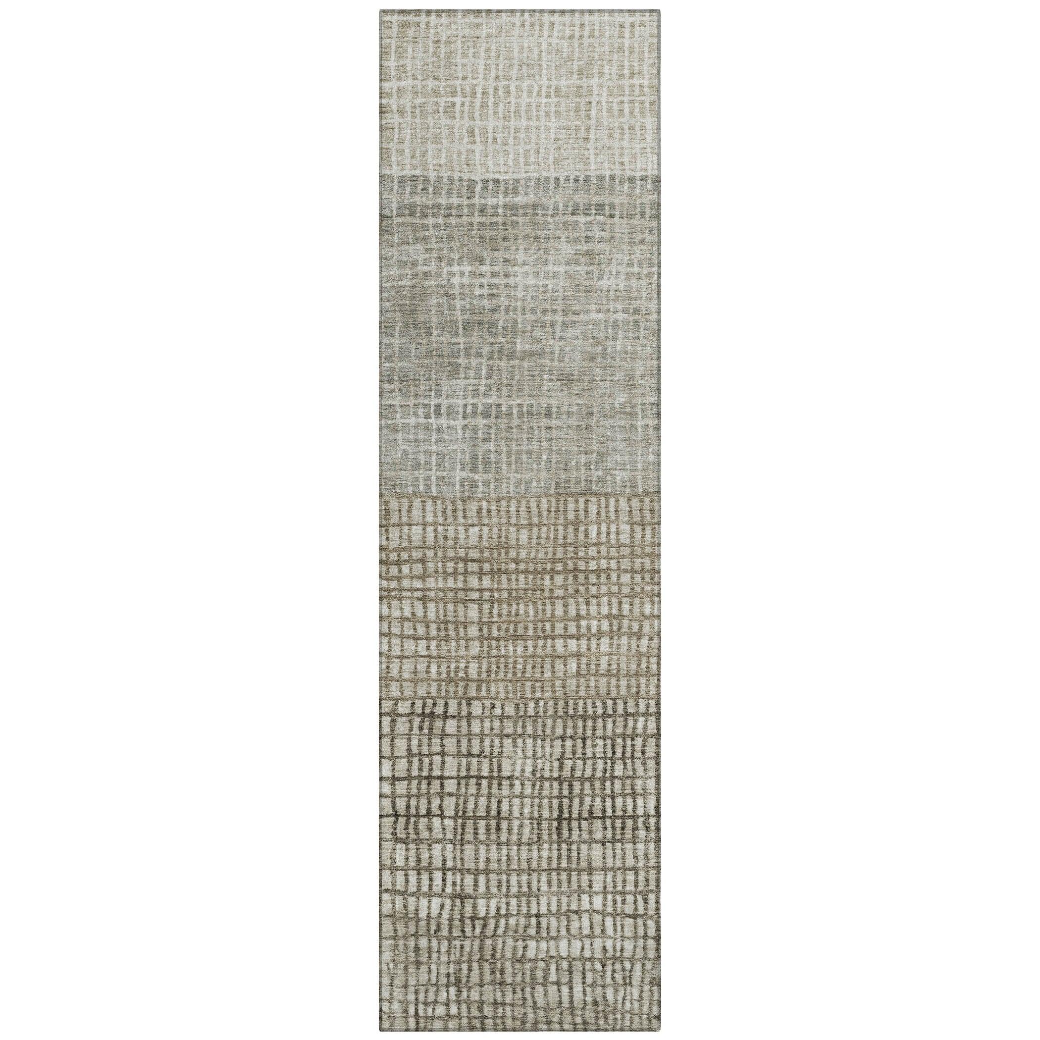Addison Rugs Raeon Taupe Washable Indoor-Outdoor Rug