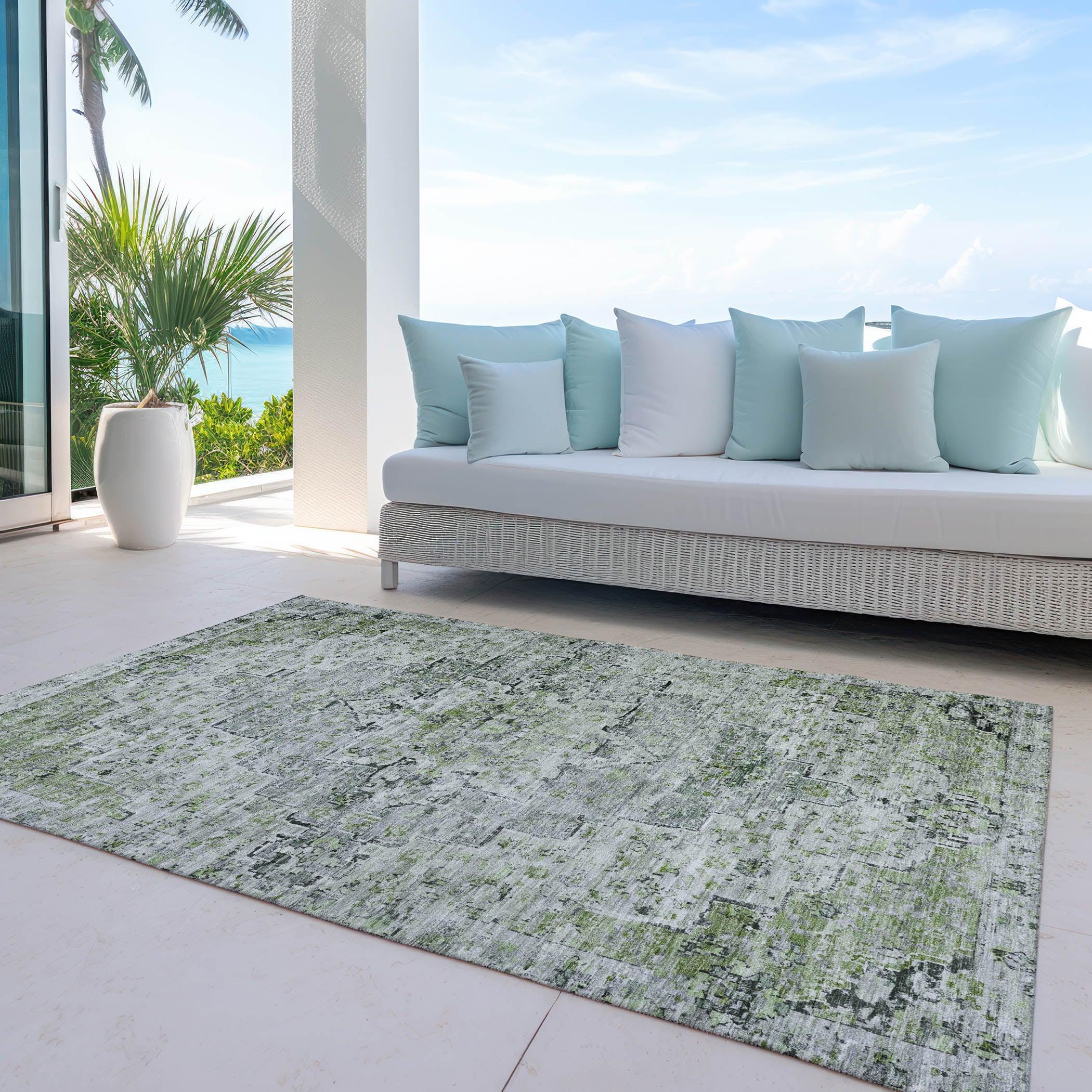 Addison Rugs Raeor Aloe Washable Indoor-Outdoor Rug