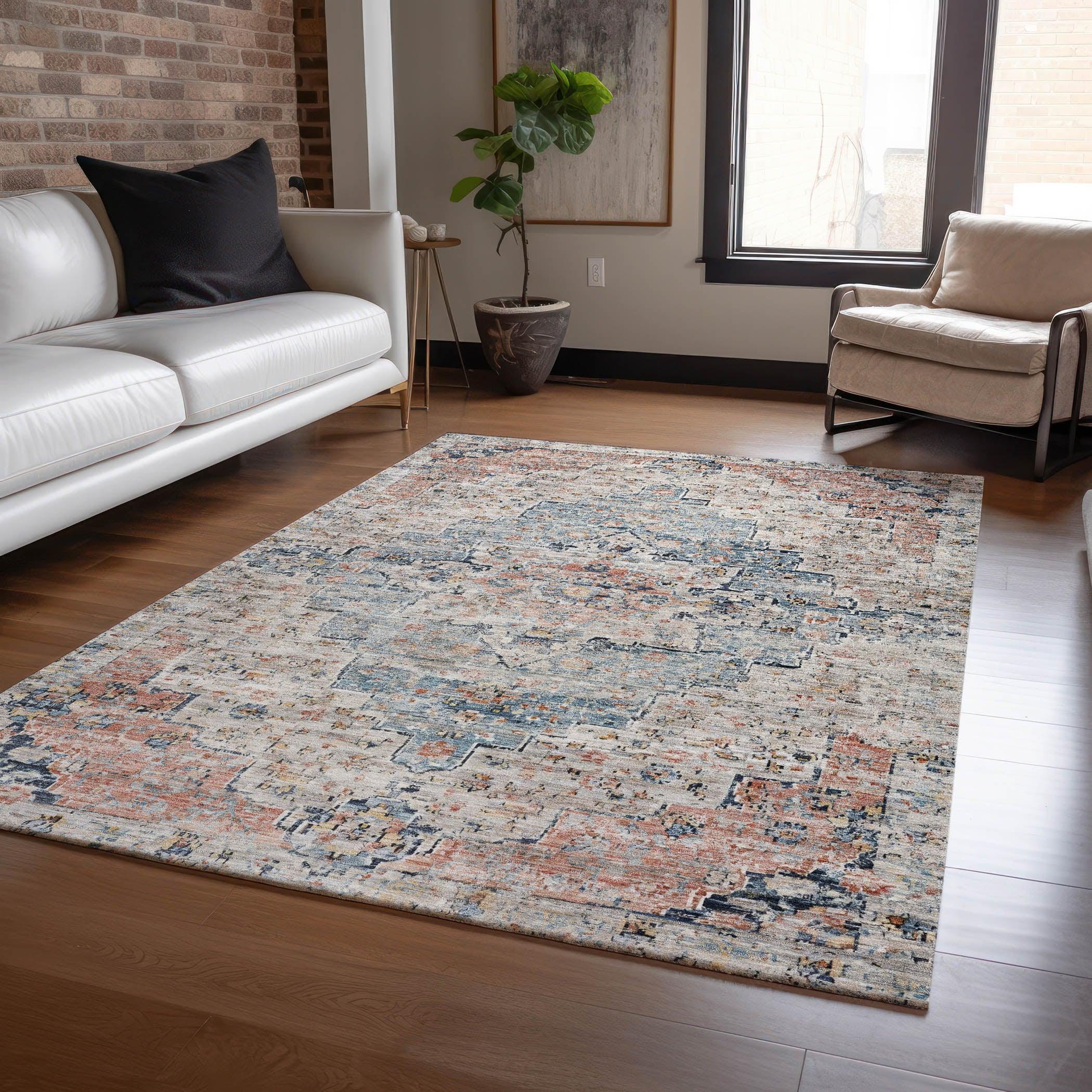 Addison Rugs Raeor Beige Washable Indoor-Outdoor Rug