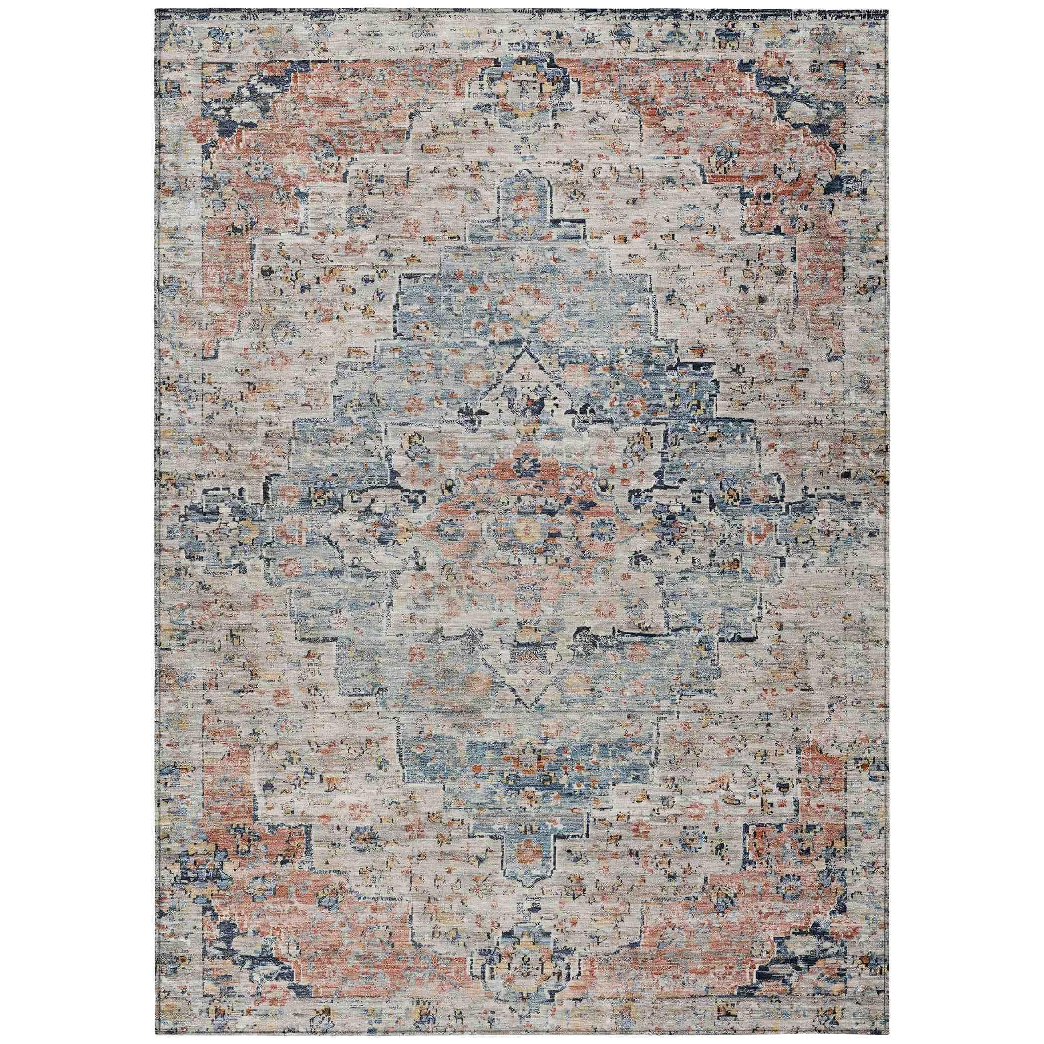 Addison Rugs Raeor Beige Washable Indoor-Outdoor Rug