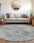 Addison Rugs Raeor Blue Washable Indoor-Outdoor Rug