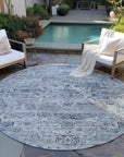 Addison Rugs Raeor Blue Washable Indoor-Outdoor Rug
