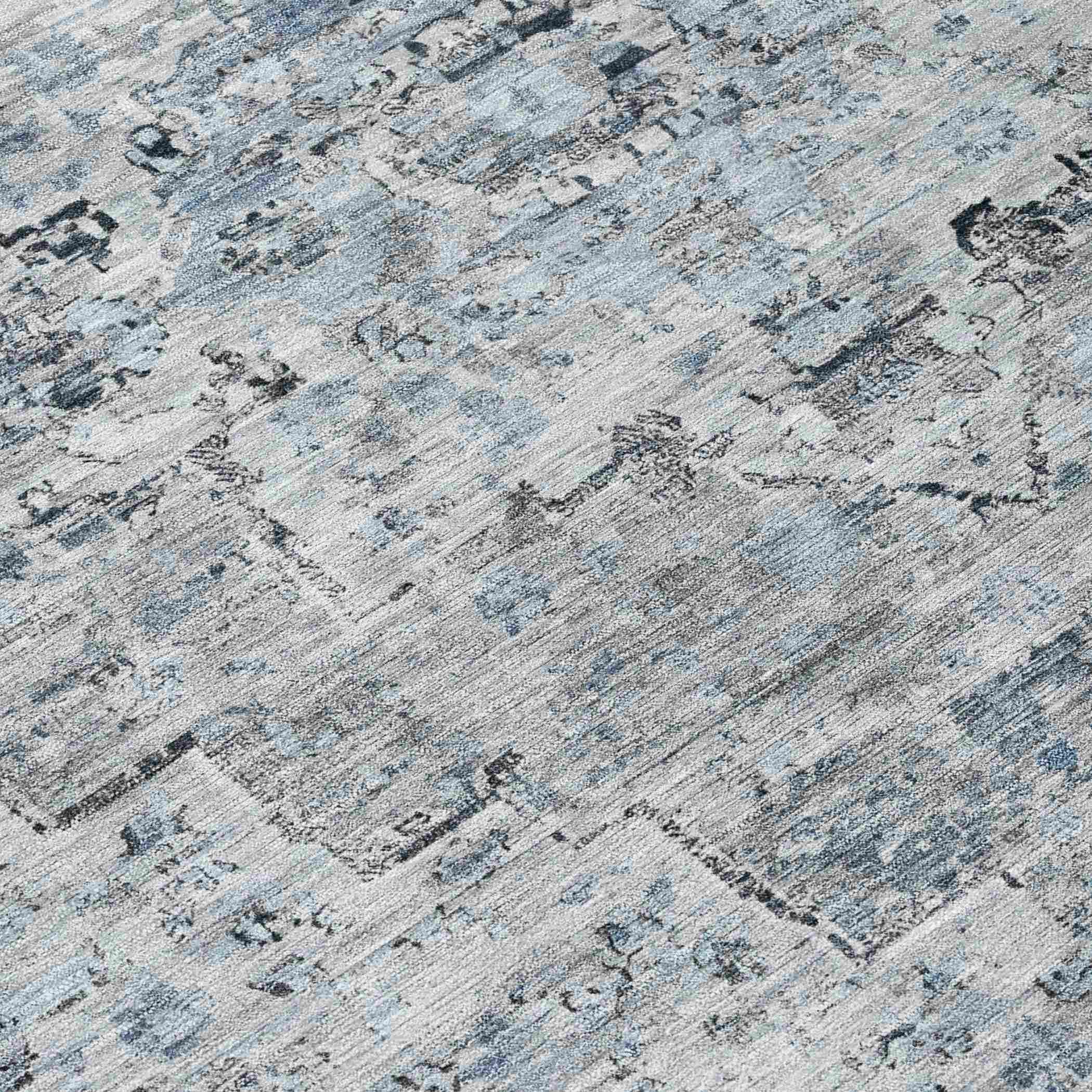 Addison Rugs Raeor Blue Washable Indoor-Outdoor Rug