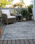 Addison Rugs Raeor Blue Washable Indoor-Outdoor Rug