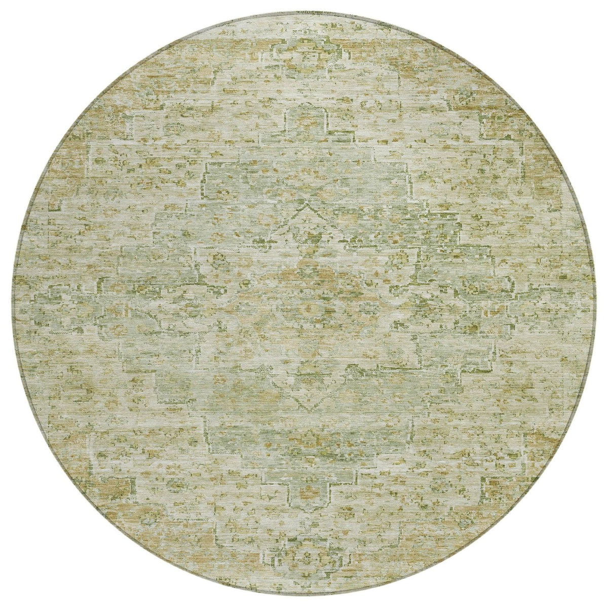 Addison Rugs Raeor Green Washable Indoor-Outdoor Rug