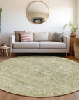 Addison Rugs Raeor Green Washable Indoor-Outdoor Rug
