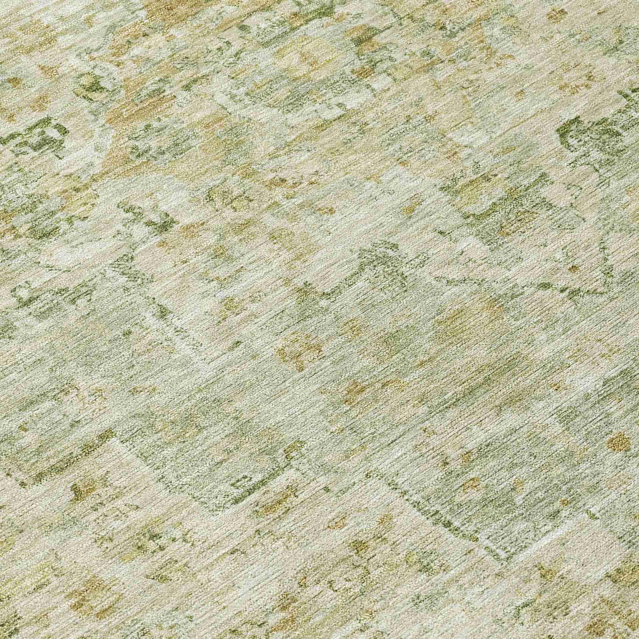 Addison Rugs Raeor Green Washable Indoor-Outdoor Rug
