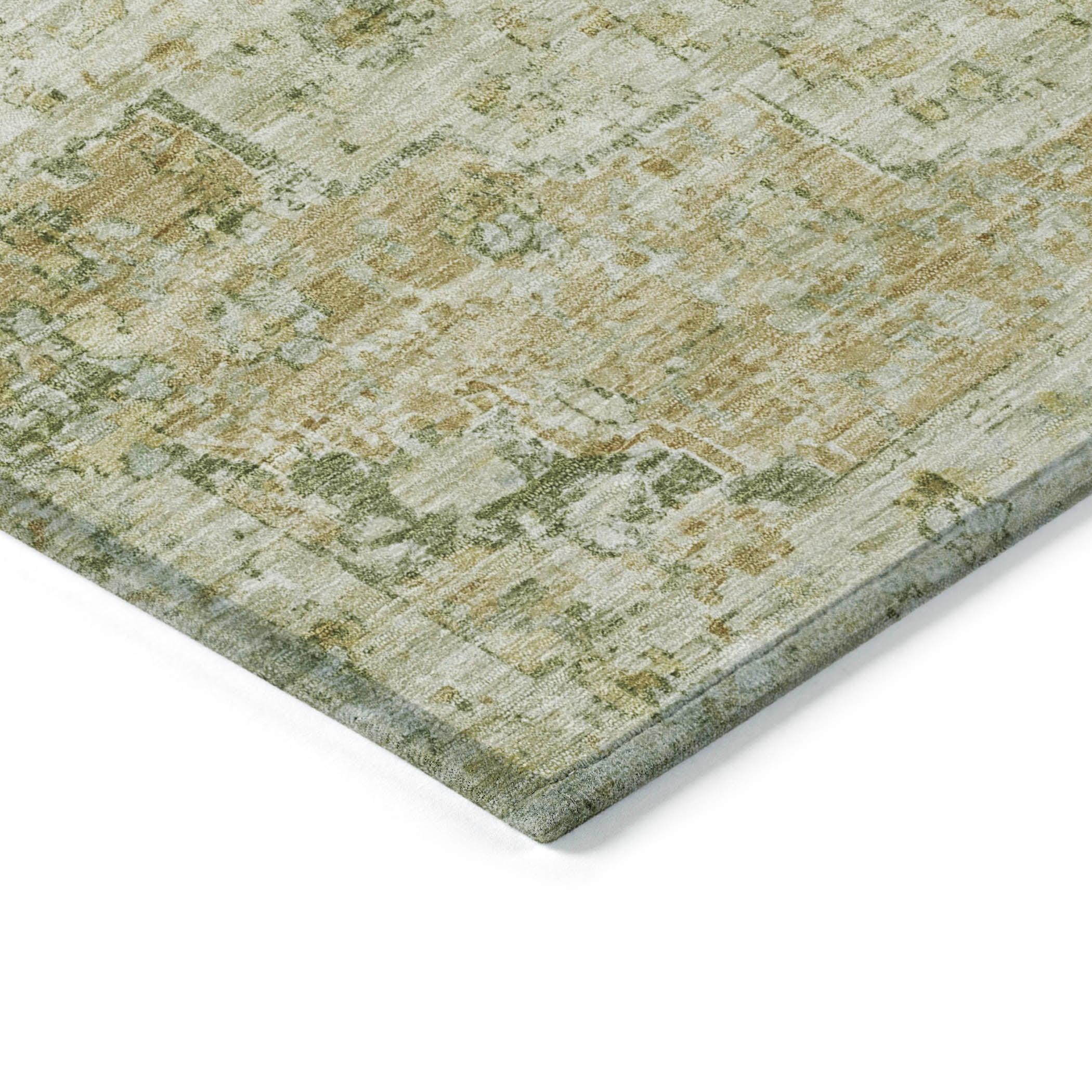 Addison Rugs Raeor Green Washable Indoor-Outdoor Rug