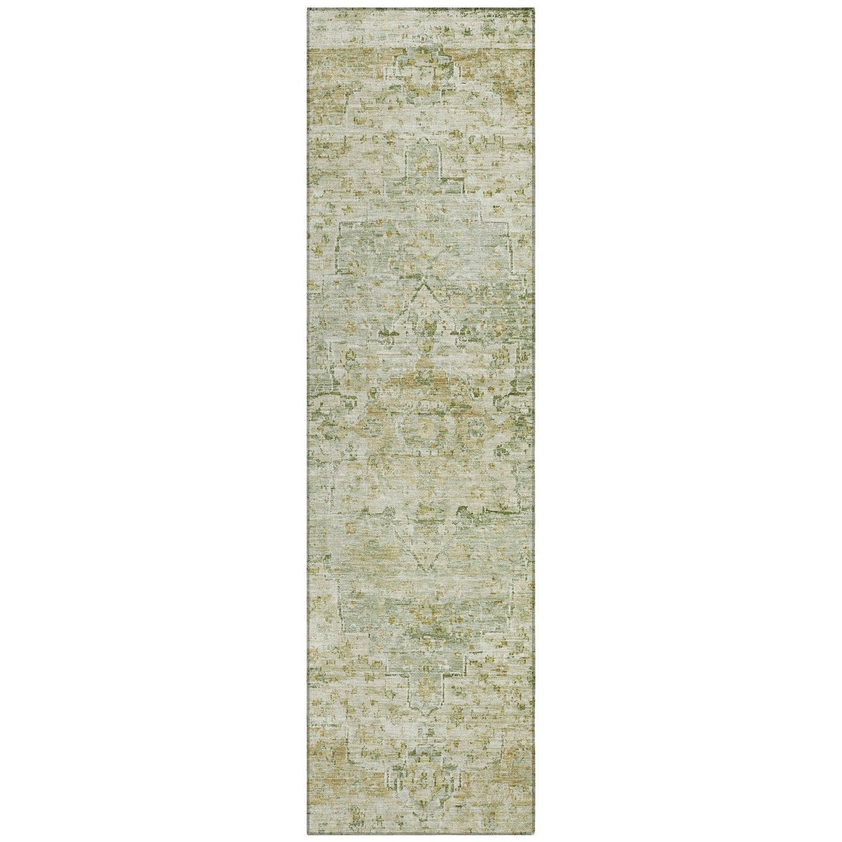Addison Rugs Raeor Green Washable Indoor-Outdoor Rug