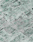 Addison Rugs Raeor Teal Washable Indoor-Outdoor Rug