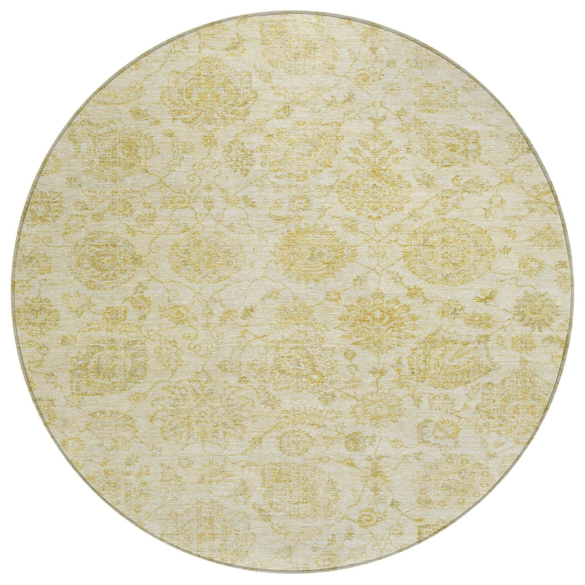 Addison Rugs Raeora Gold Washable Indoor-Outdoor Rug