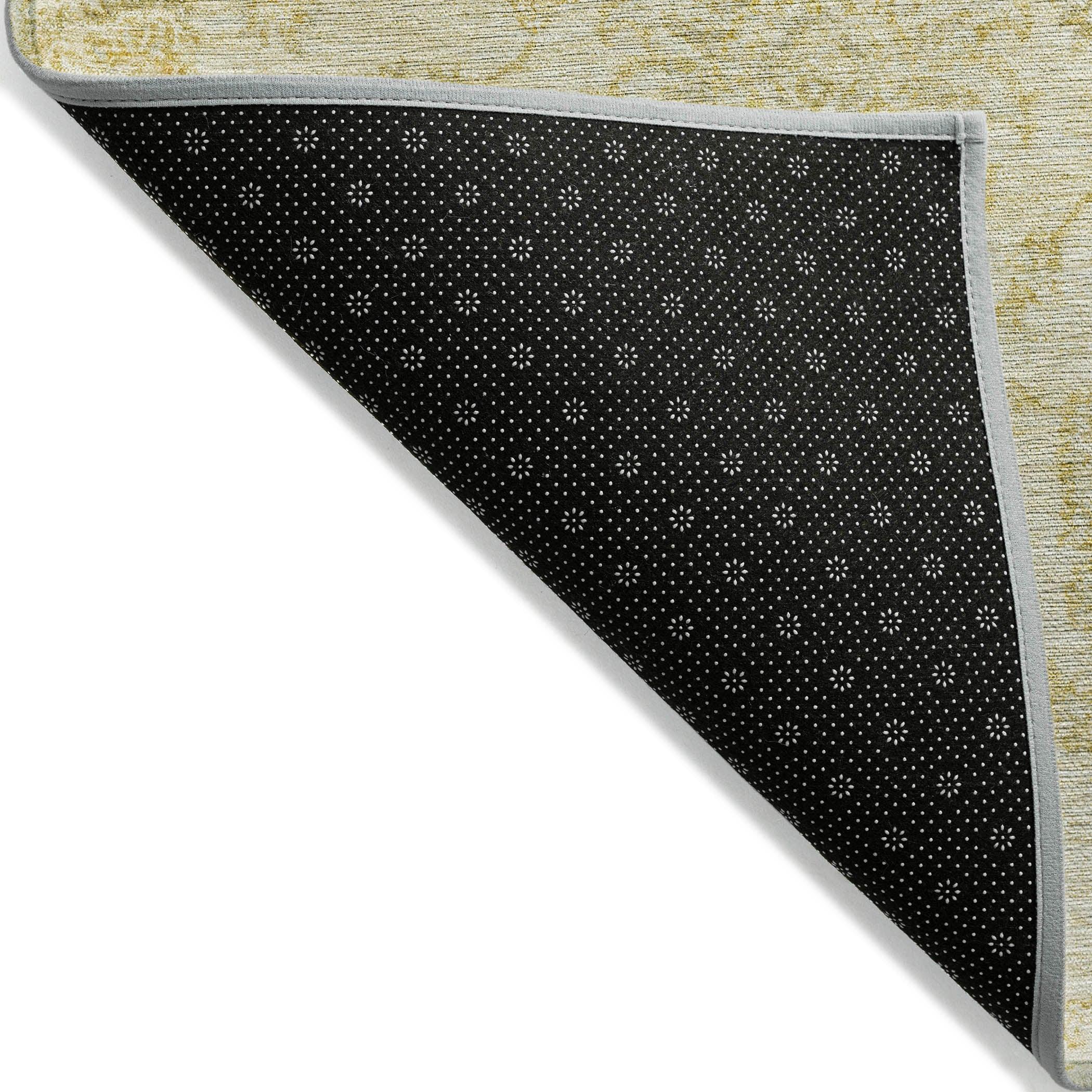 Addison Rugs Raeora Gold Washable Indoor-Outdoor Rug
