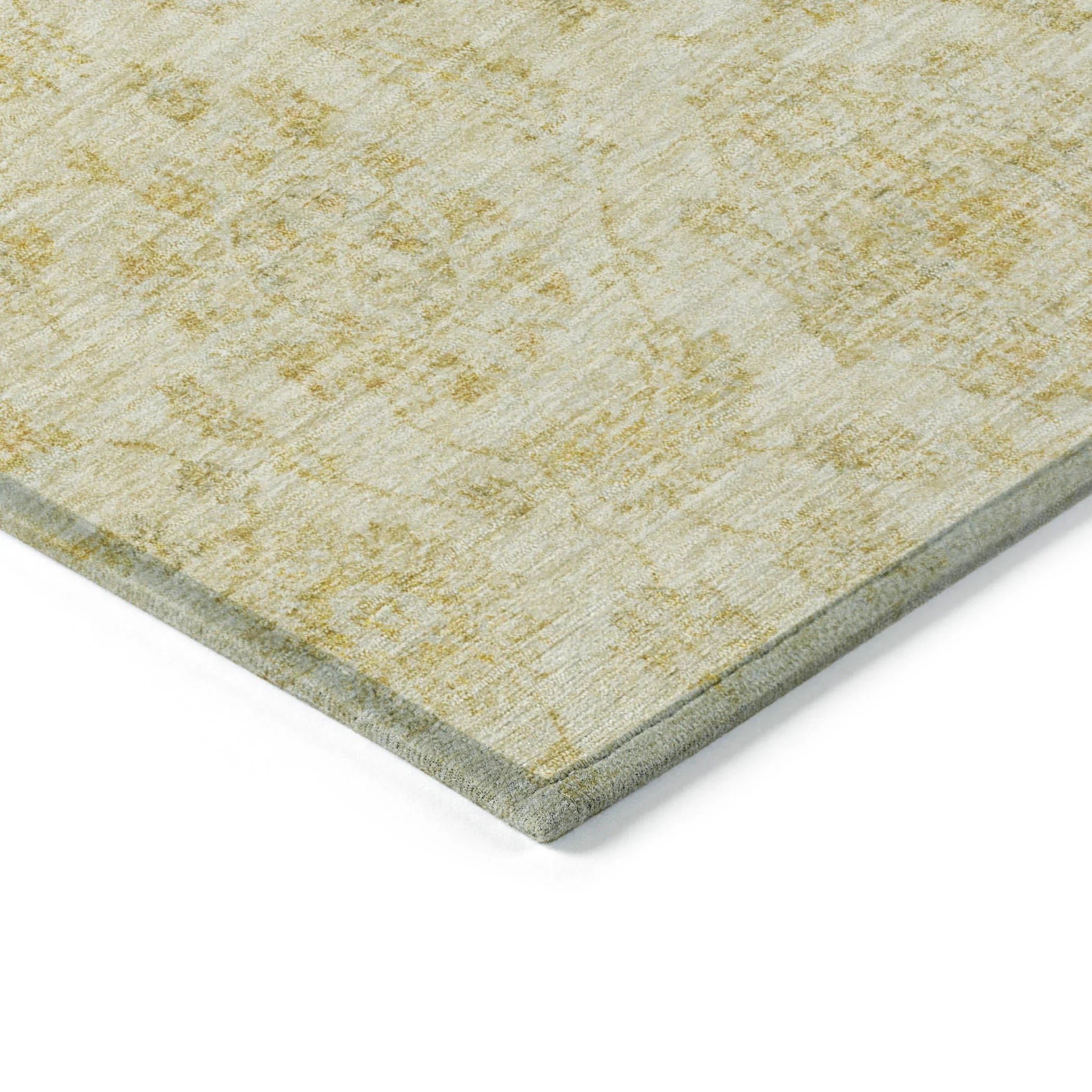 Addison Rugs Raeora Gold Washable Indoor-Outdoor Rug