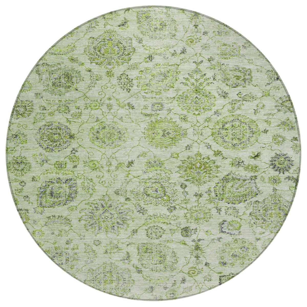 Addison Rugs Raeora Green Washable Indoor-Outdoor Rug