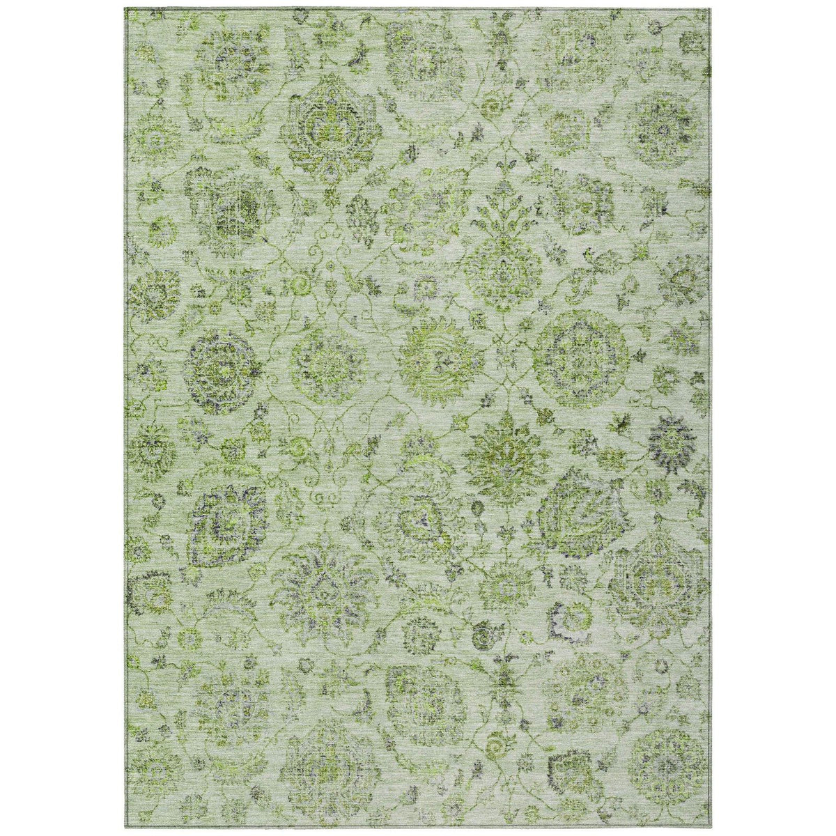 Addison Rugs Raeora Green Washable Indoor-Outdoor Rug