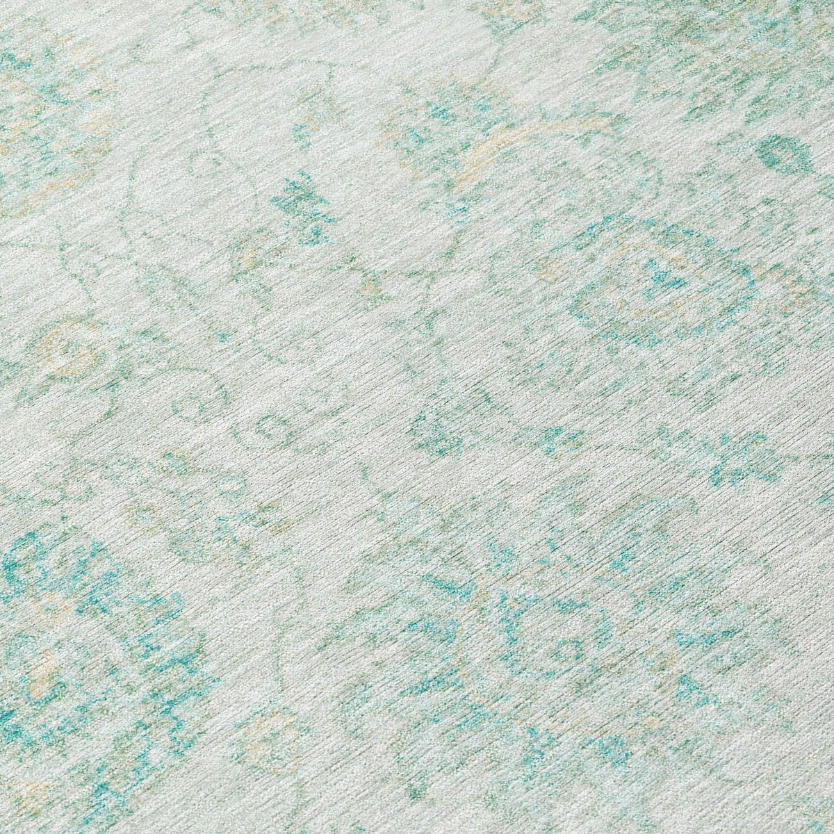 Addison Rugs Raeora Teal Washable Indoor-Outdoor Rug
