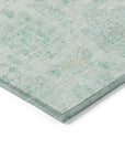 Addison Rugs Raeora Teal Washable Indoor-Outdoor Rug