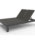 Redondo Aluminum Outdoor Double Sling Chaise-Outdoor Chaises-Sunset West-LOOMLAN
