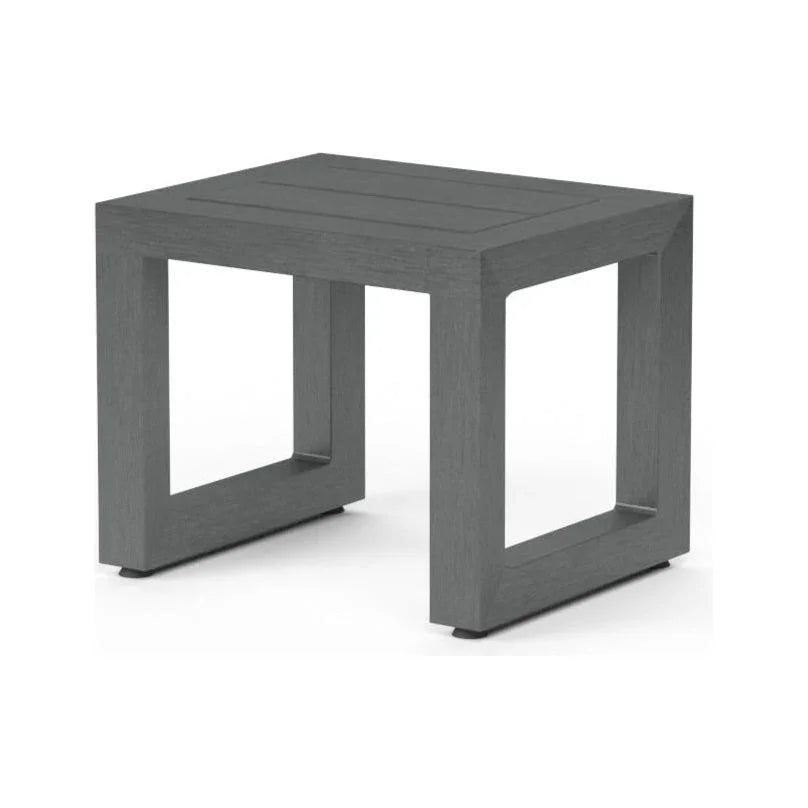 Sunset West Redondo Aluminum Square Outdoor End Table